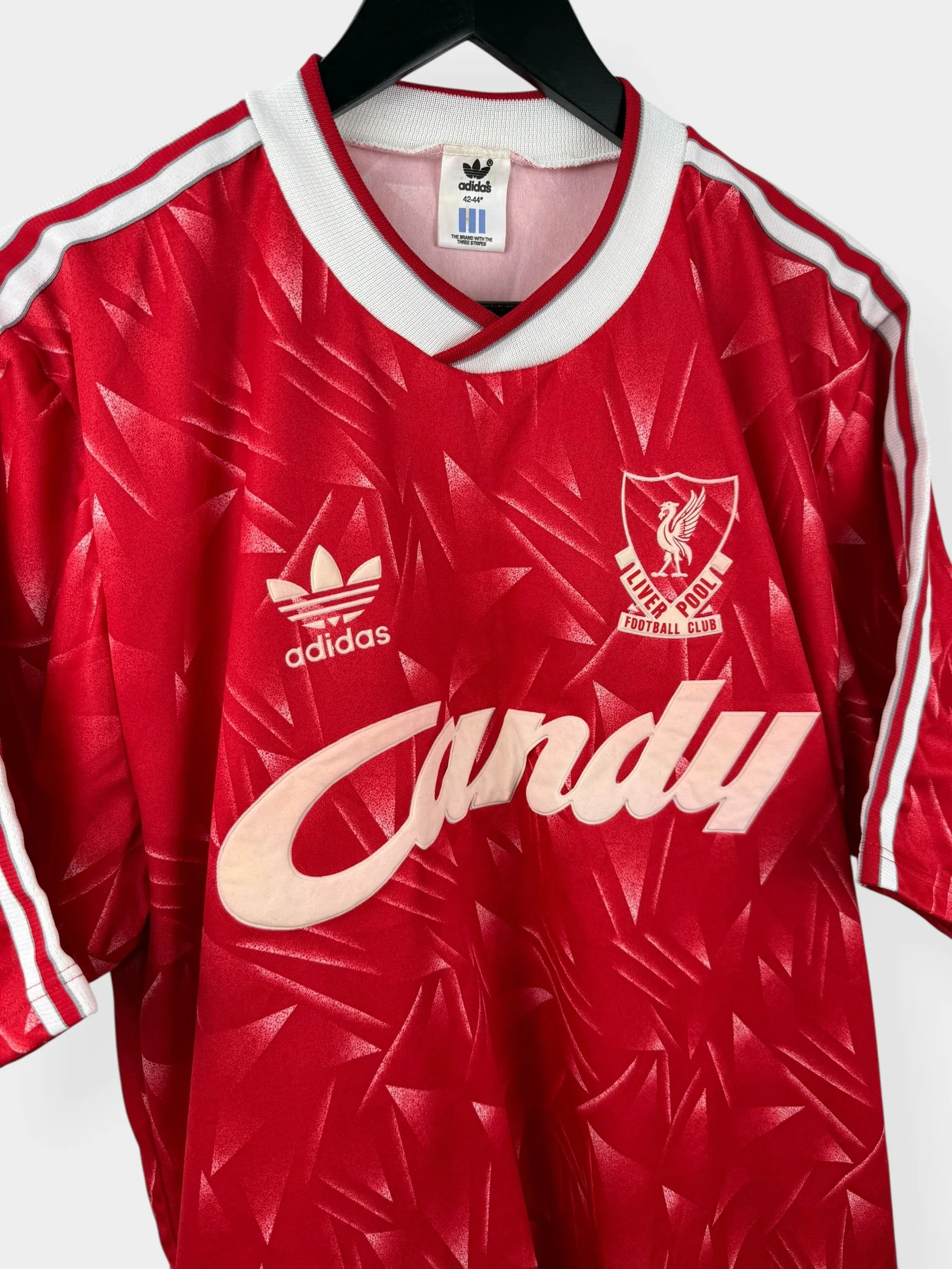 1989-91 LIVERPOOL HOME SHIRT L - Image 3