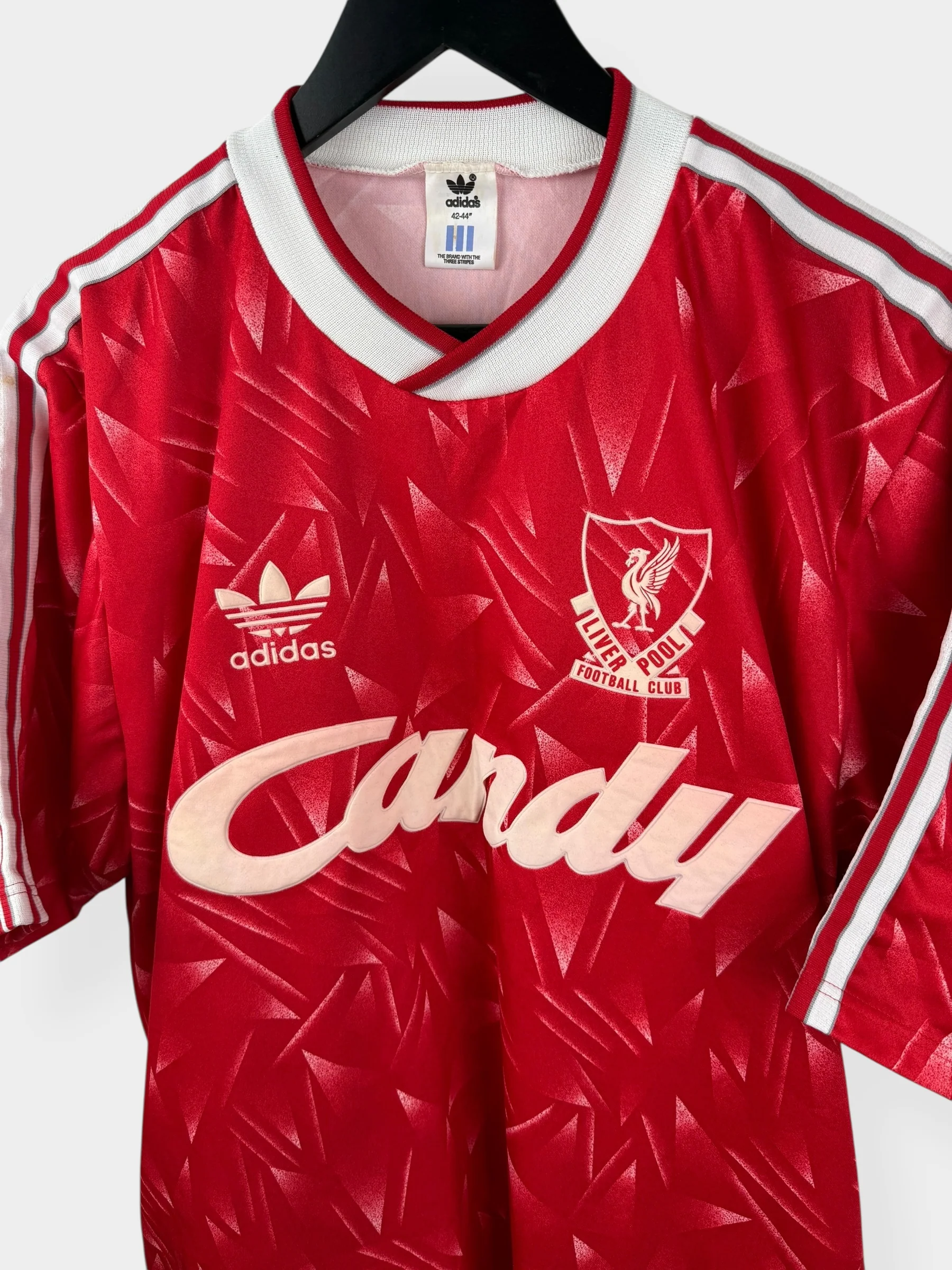 1989-91 LIVERPOOL HOME SHIRT L - Image 4