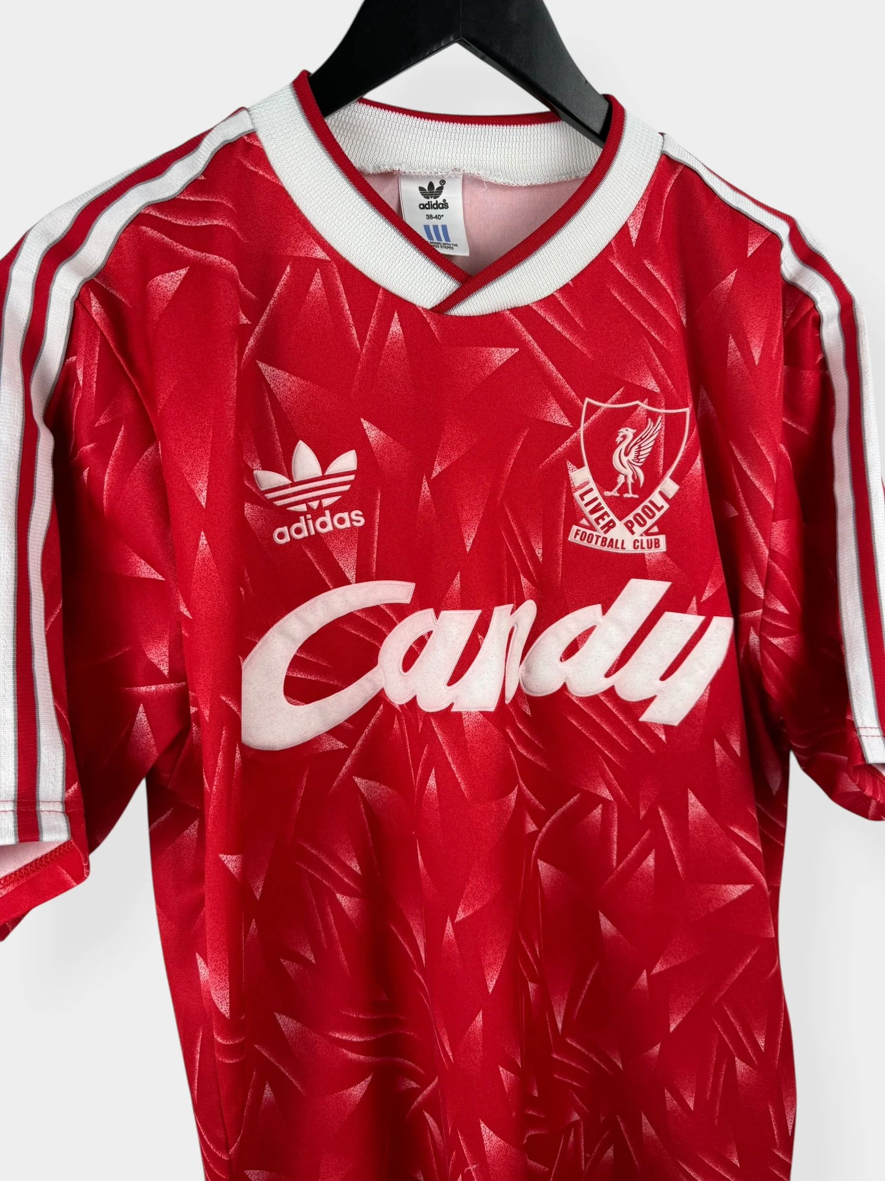 1989-91 LIVERPOOL HOME SHIRT M - Image 3