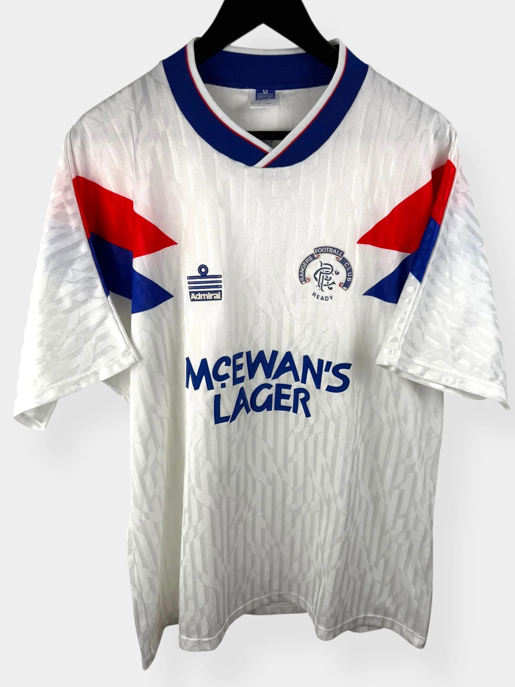 1990-92 RANGERS AWAY SHIRT XXL
