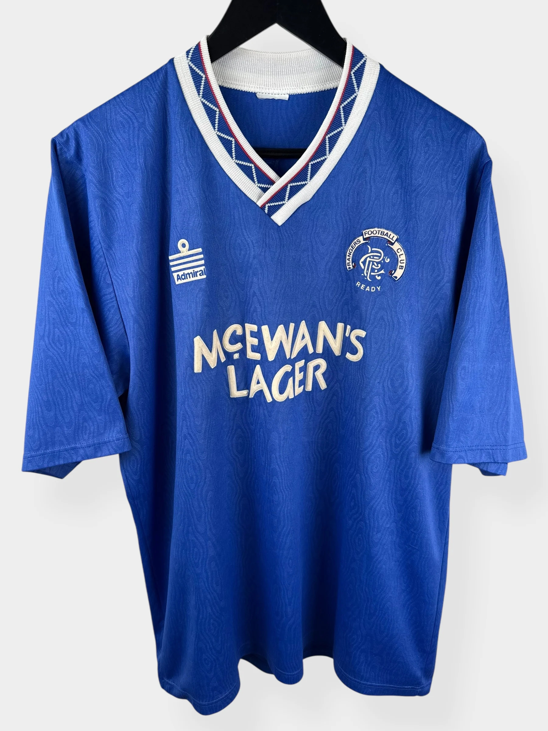 1990-92 RANGERS HOME SHIRT L