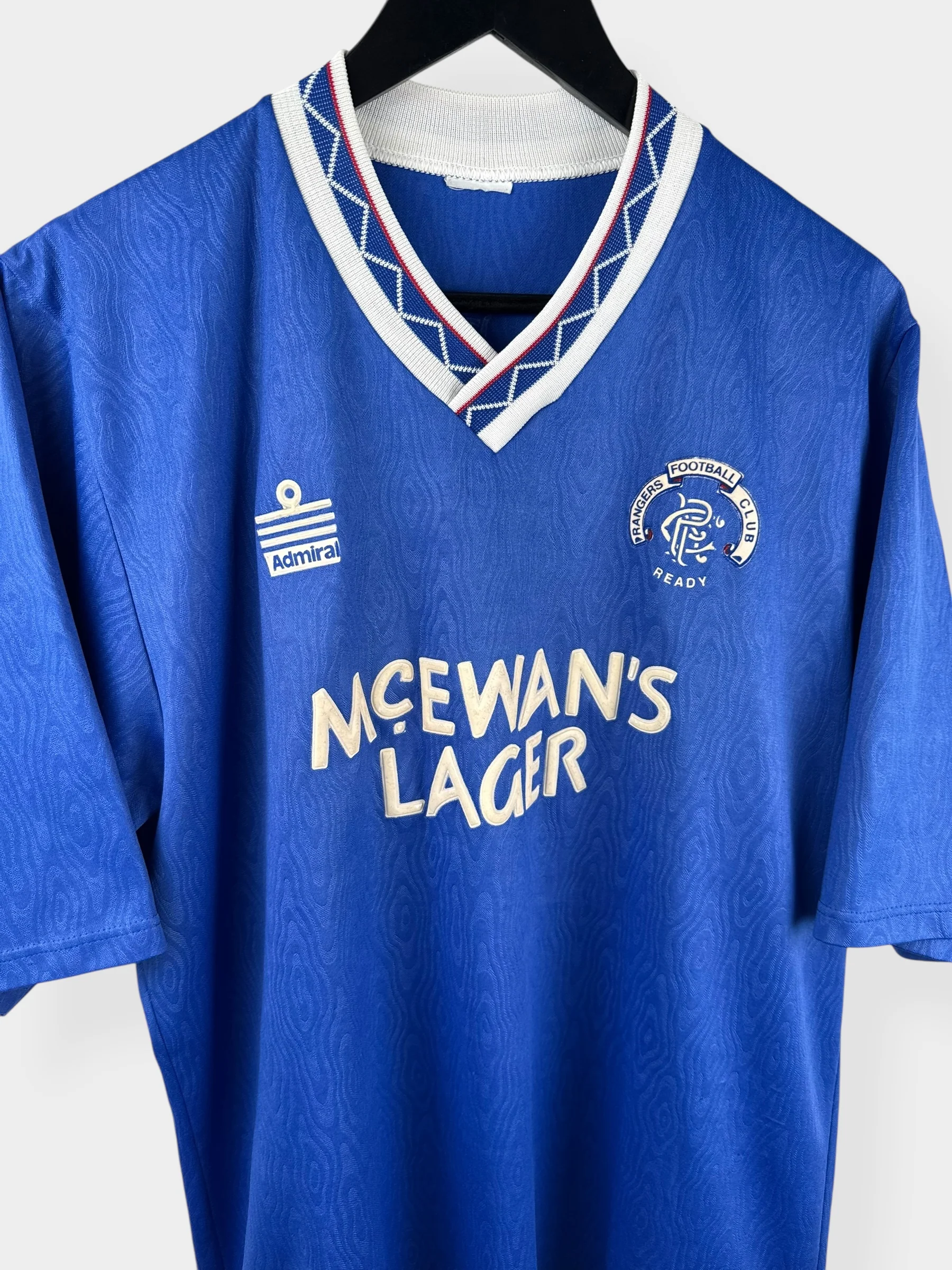 1990-92 RANGERS HOME SHIRT L - Image 3