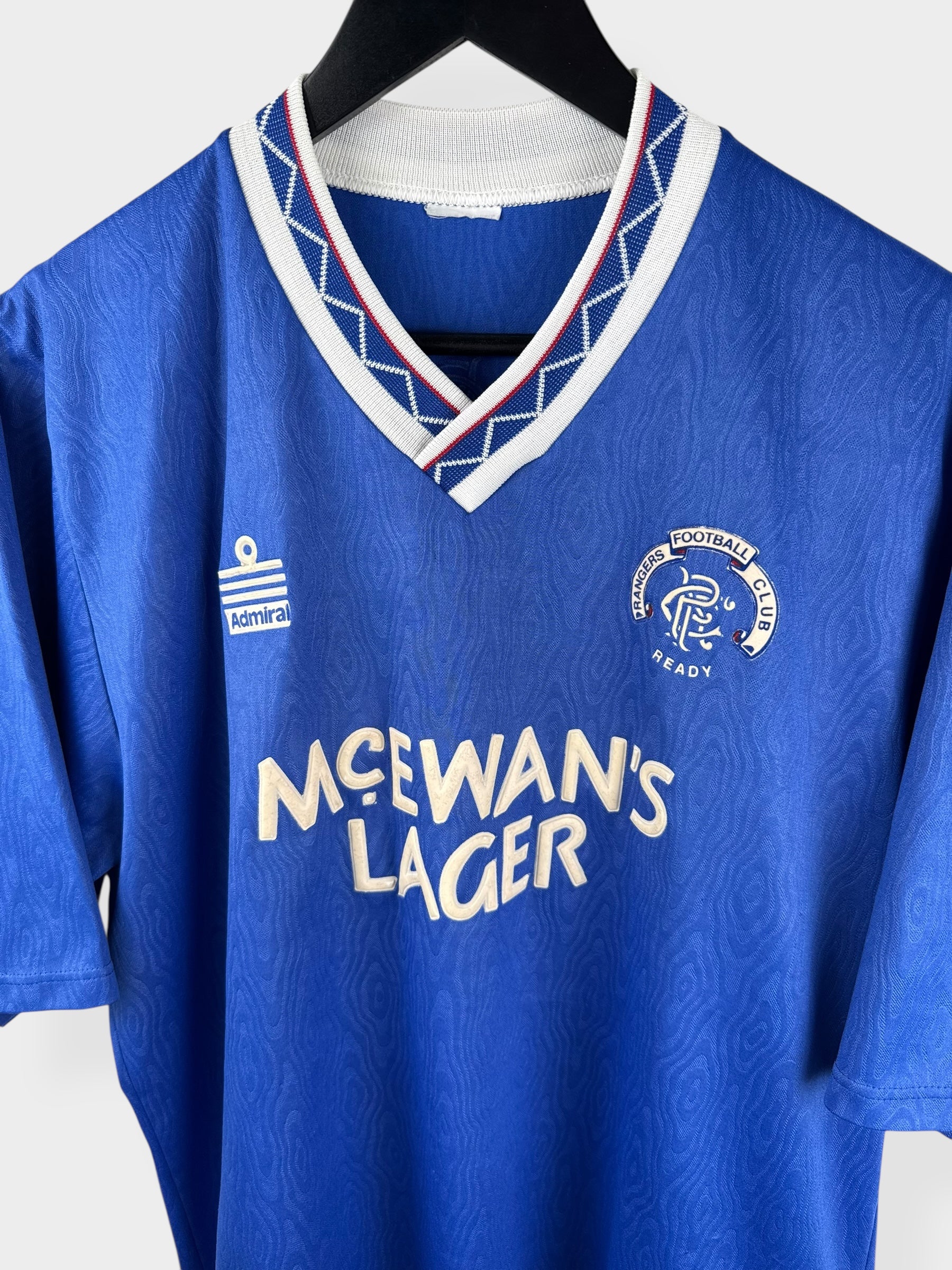 1990-92 RANGERS HOME SHIRT L - Image 4