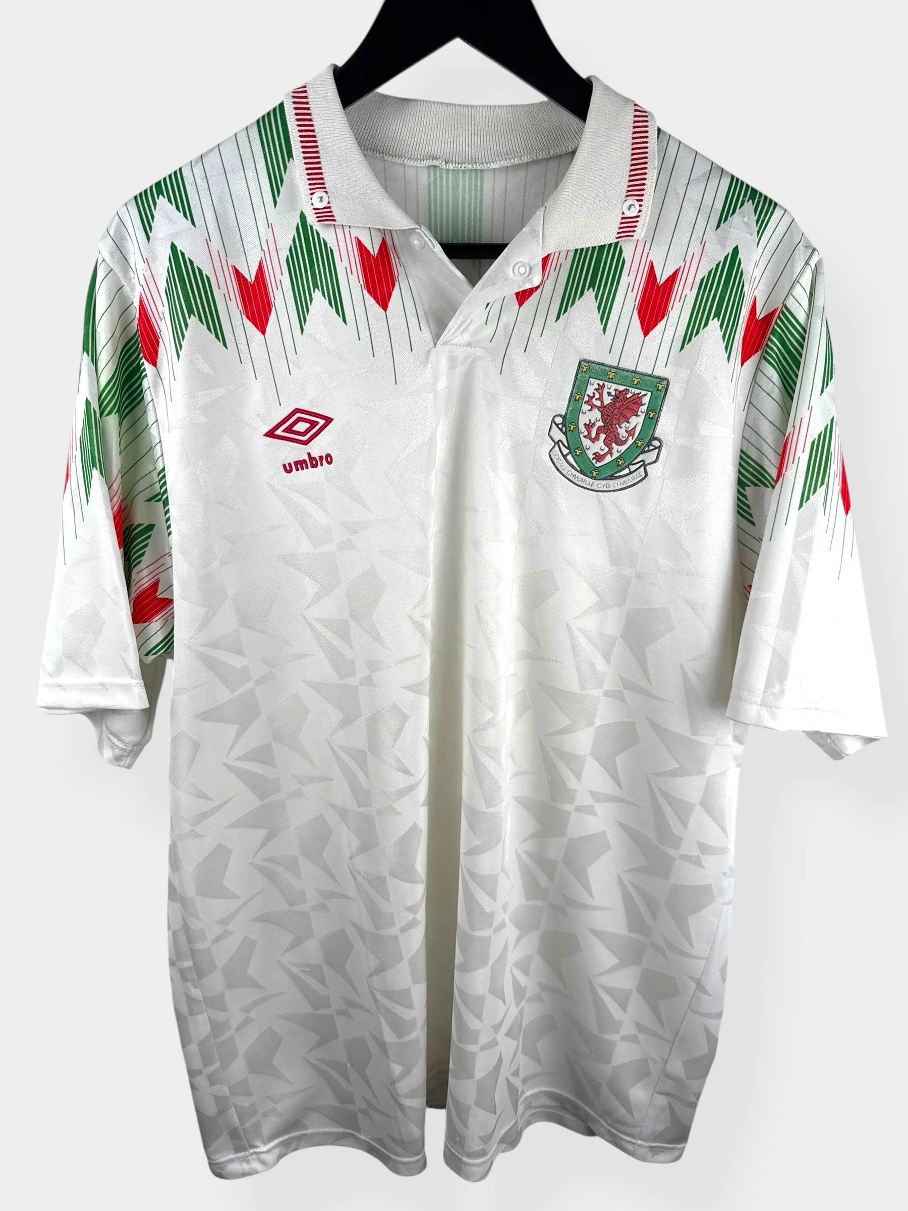 1990-92 WALES AWAY SHIRT XL