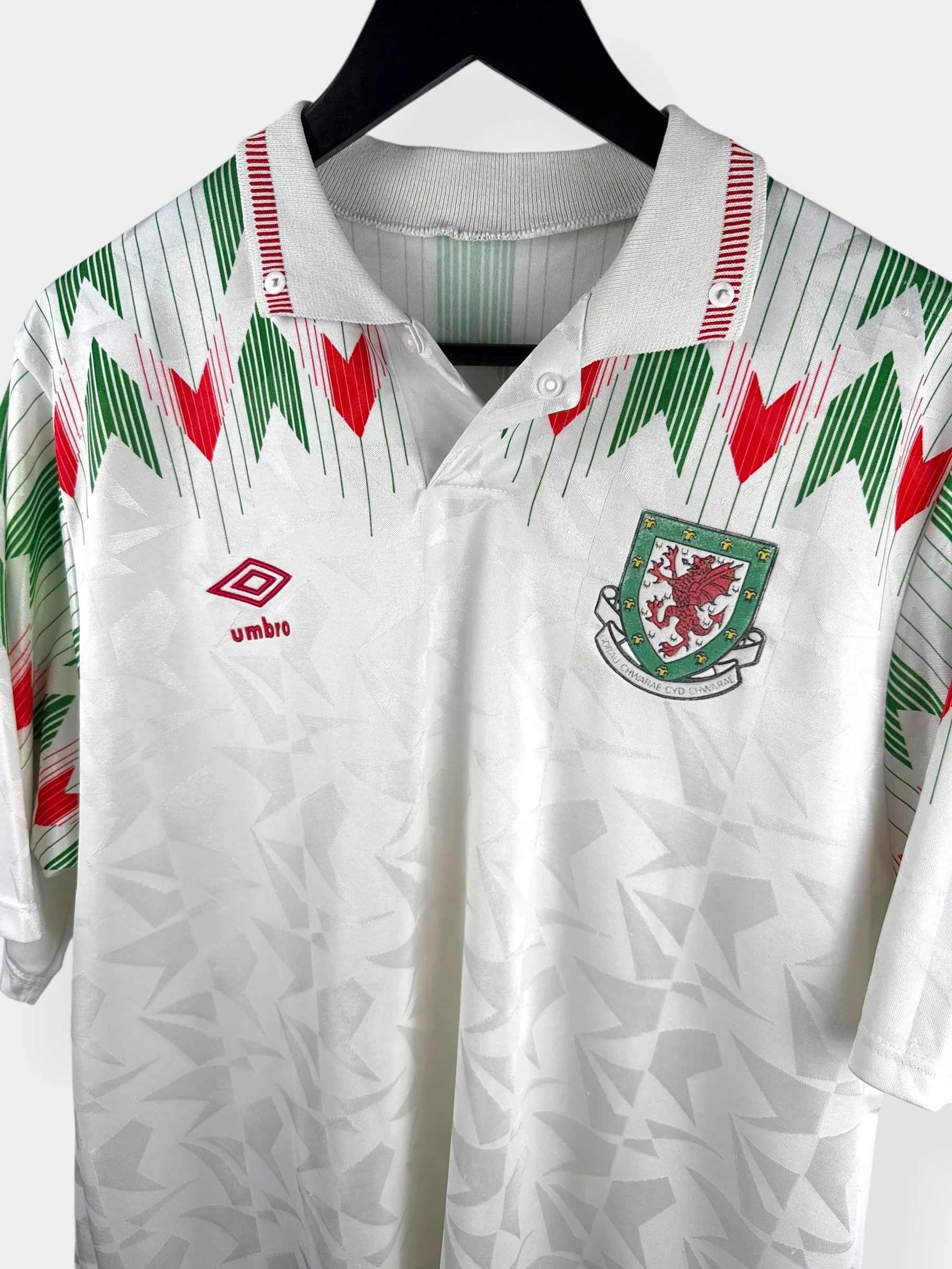 1990-92 WALES AWAY SHIRT XL - Image 4
