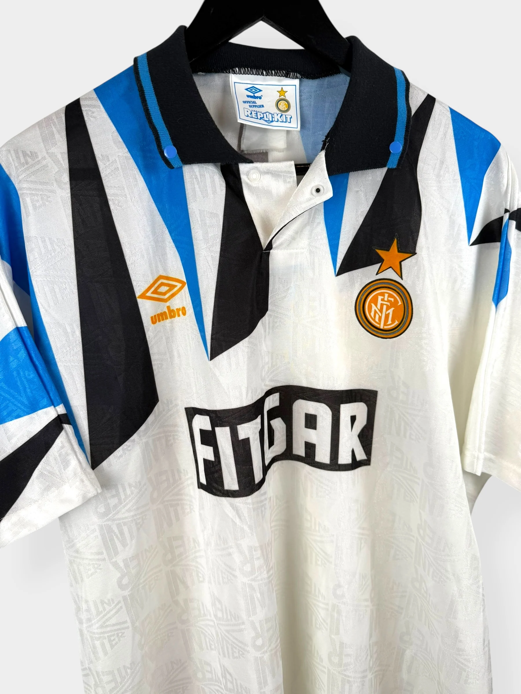 1991-92 INTER MILAN AWAY SHIRT XXL - Image 3