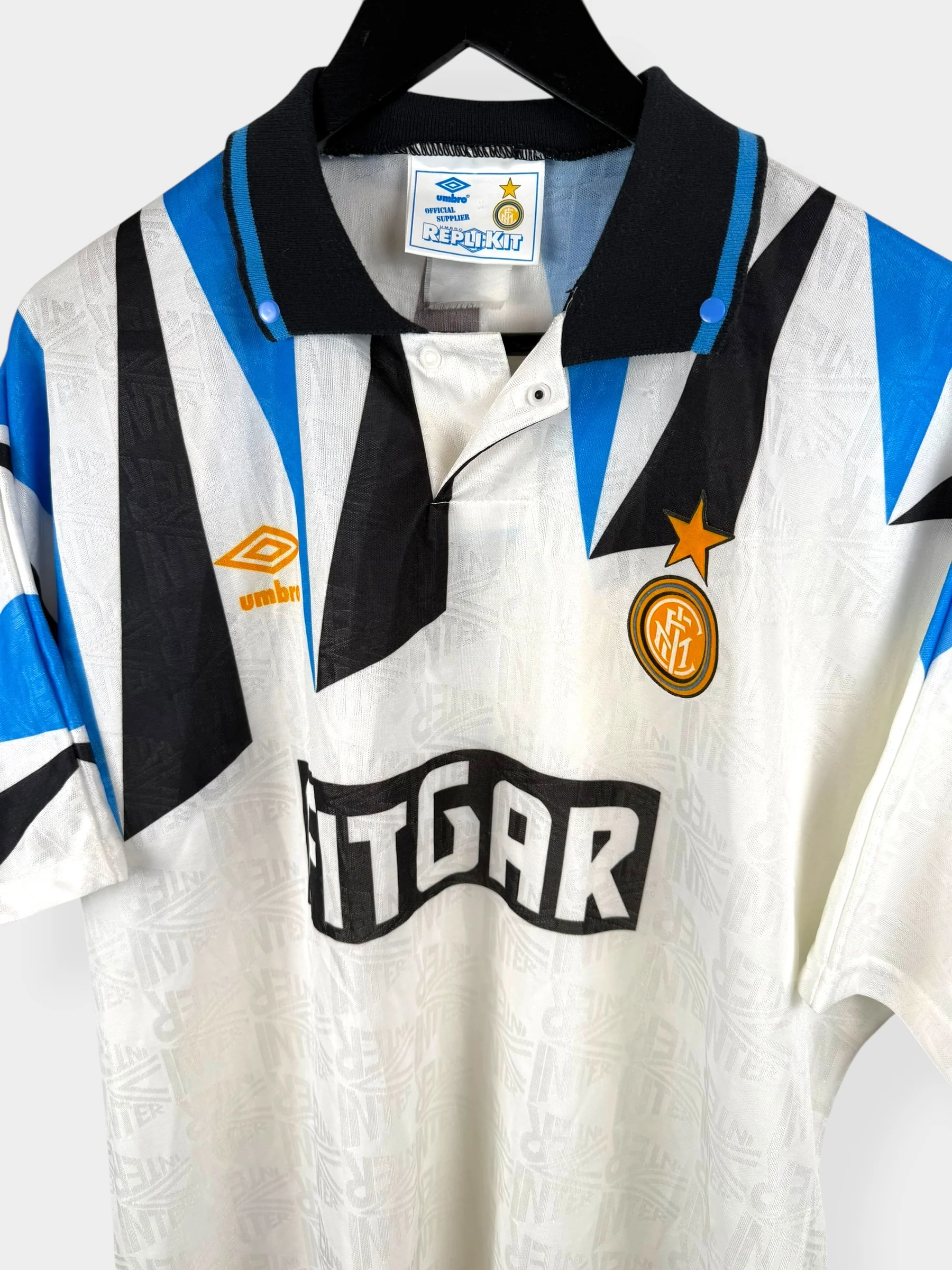 1991-92 INTER MILAN AWAY SHIRT XXL - Image 4