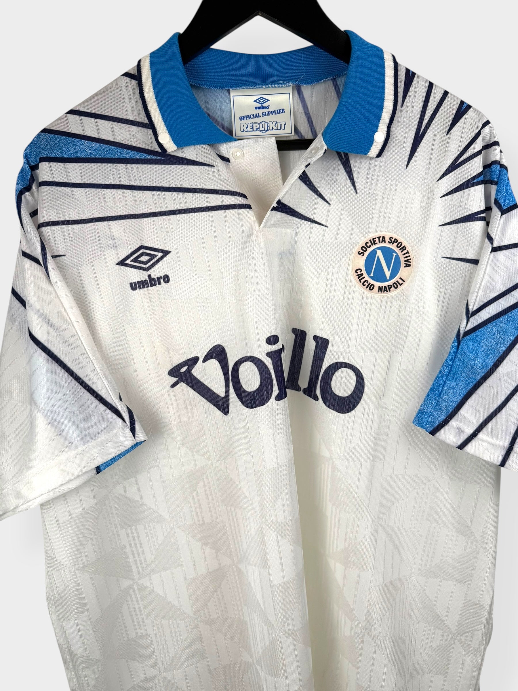1991-93 NAPOLI AWAY SHIRT L - Image 3