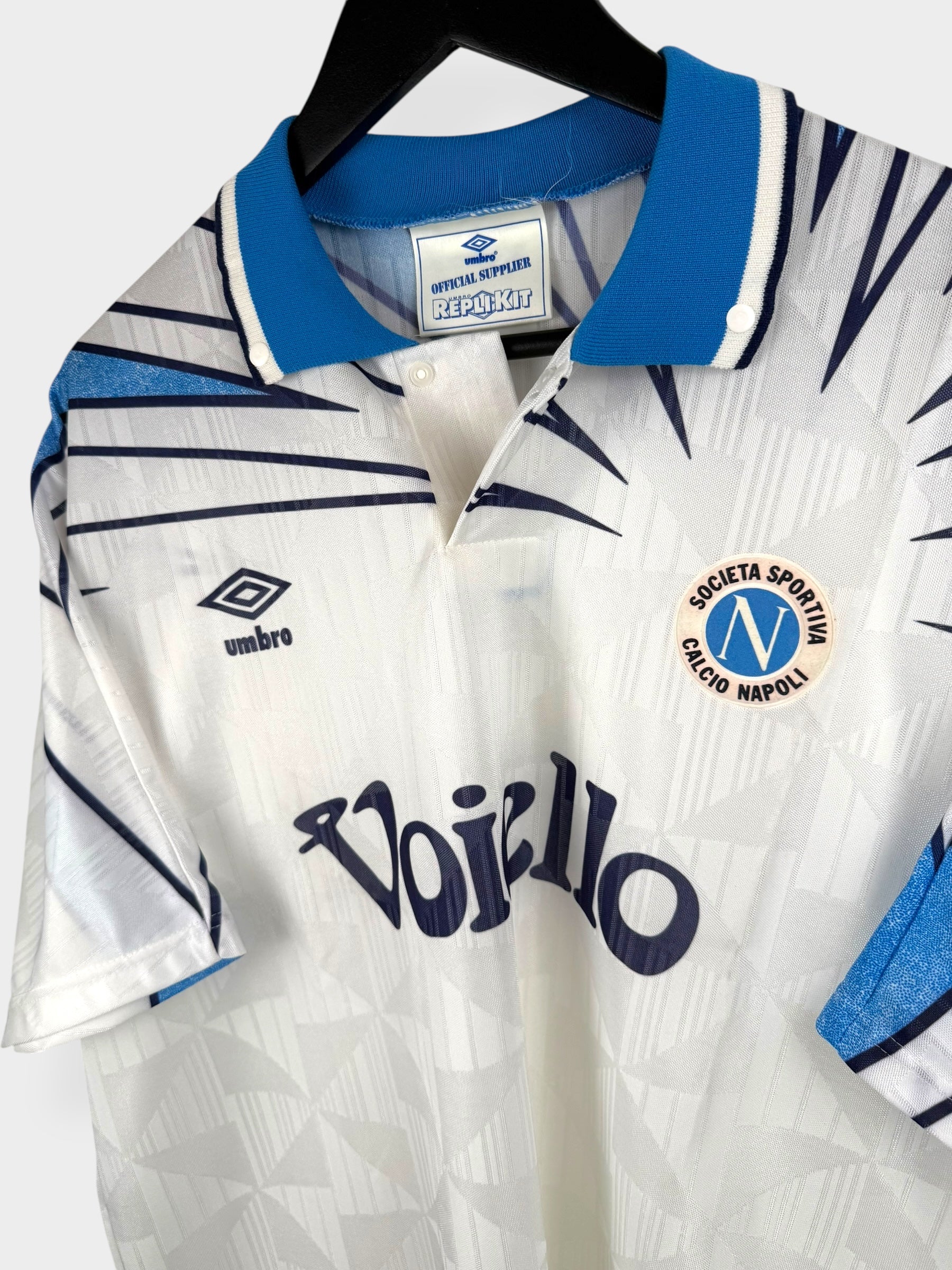 1991-93 NAPOLI AWAY SHIRT L - Image 4
