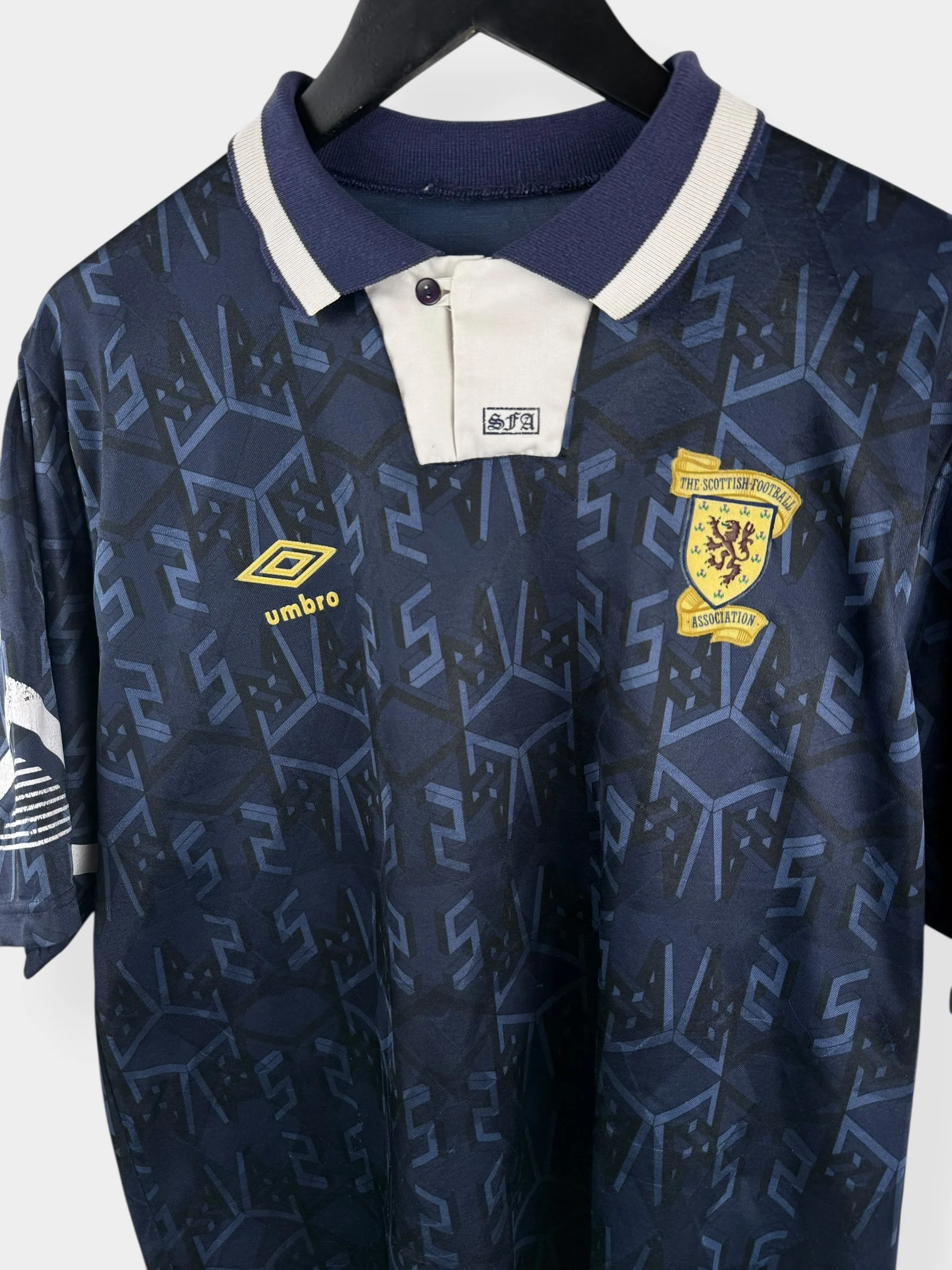 1991-94 SCOTLAND HOME SHIRT L - Image 4