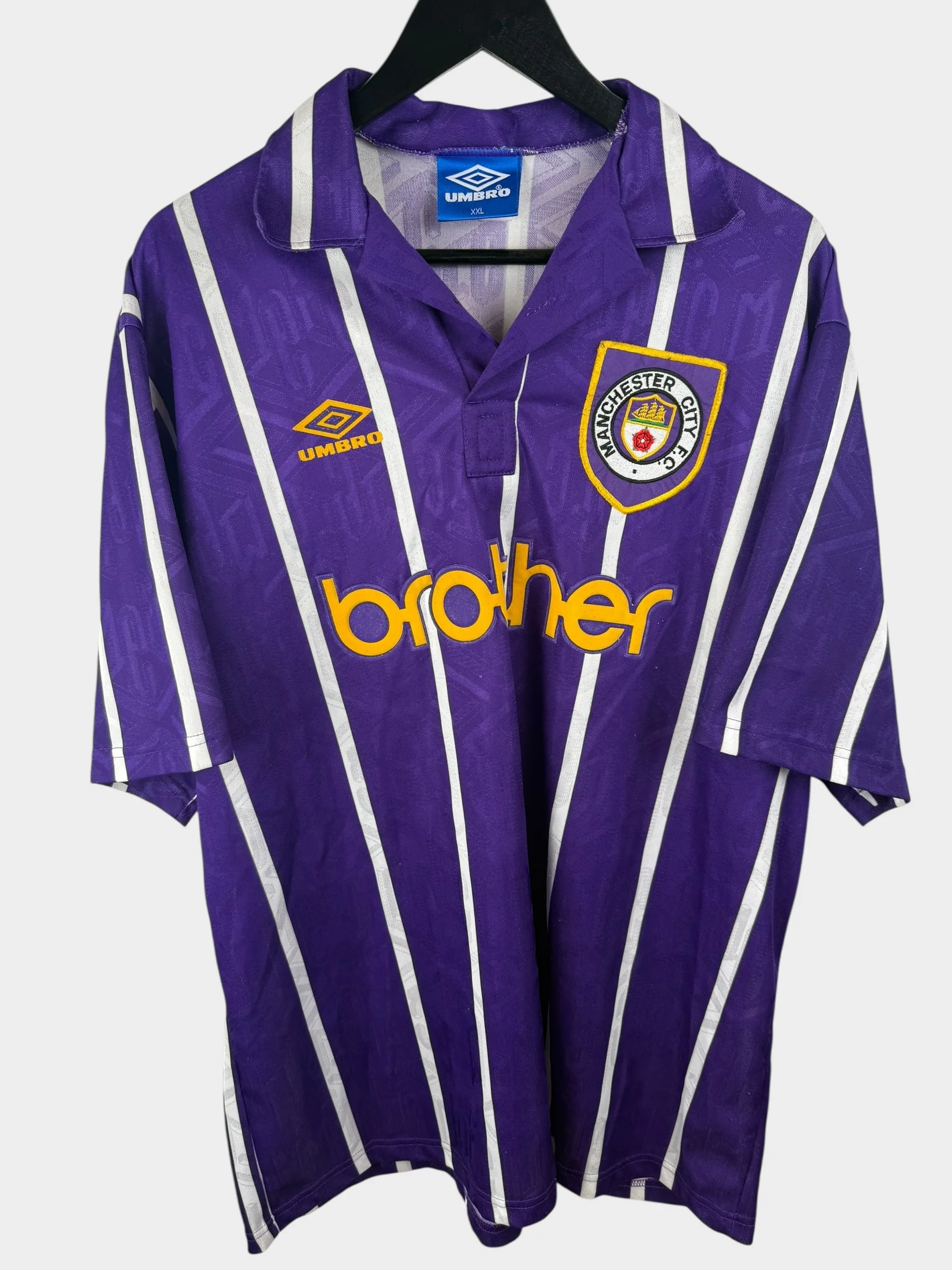 1992-94 MANCHESTER CITY AWAY SHIRT XXL