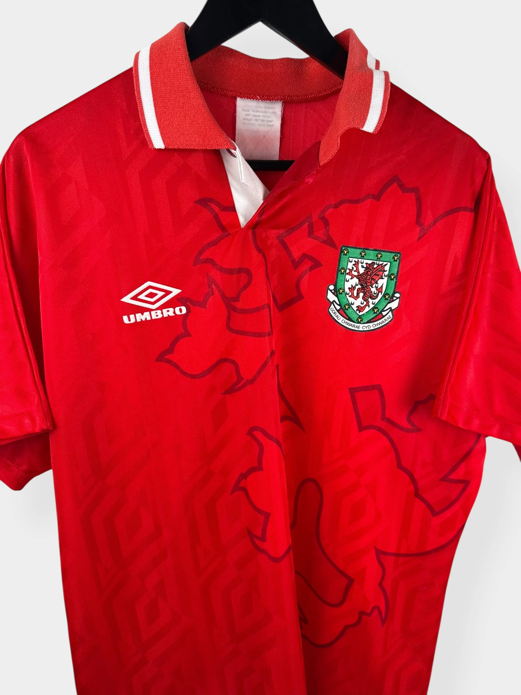 1992-94 WALES HOME SHIRT M - Image 3