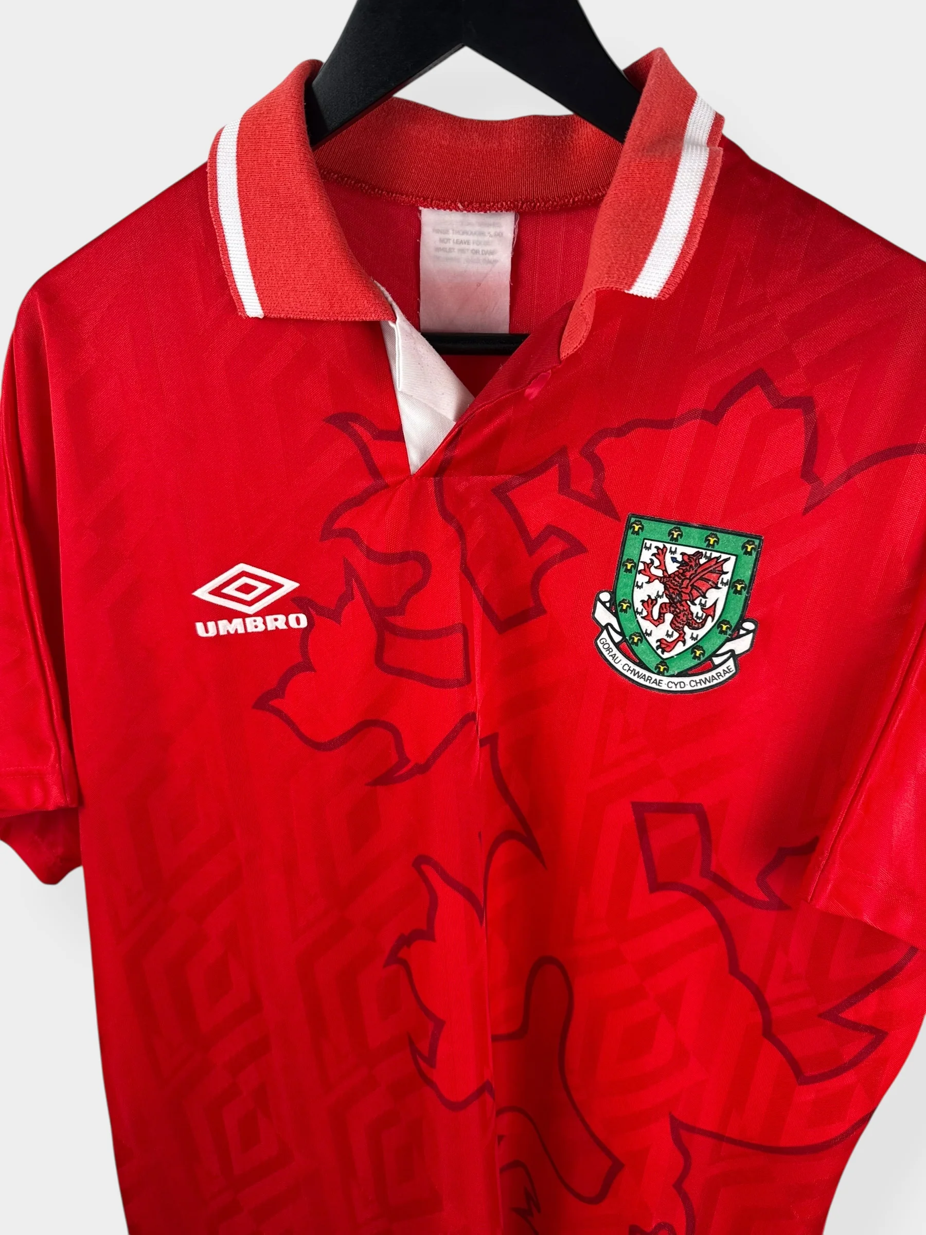 1992-94 WALES HOME SHIRT M - Image 4
