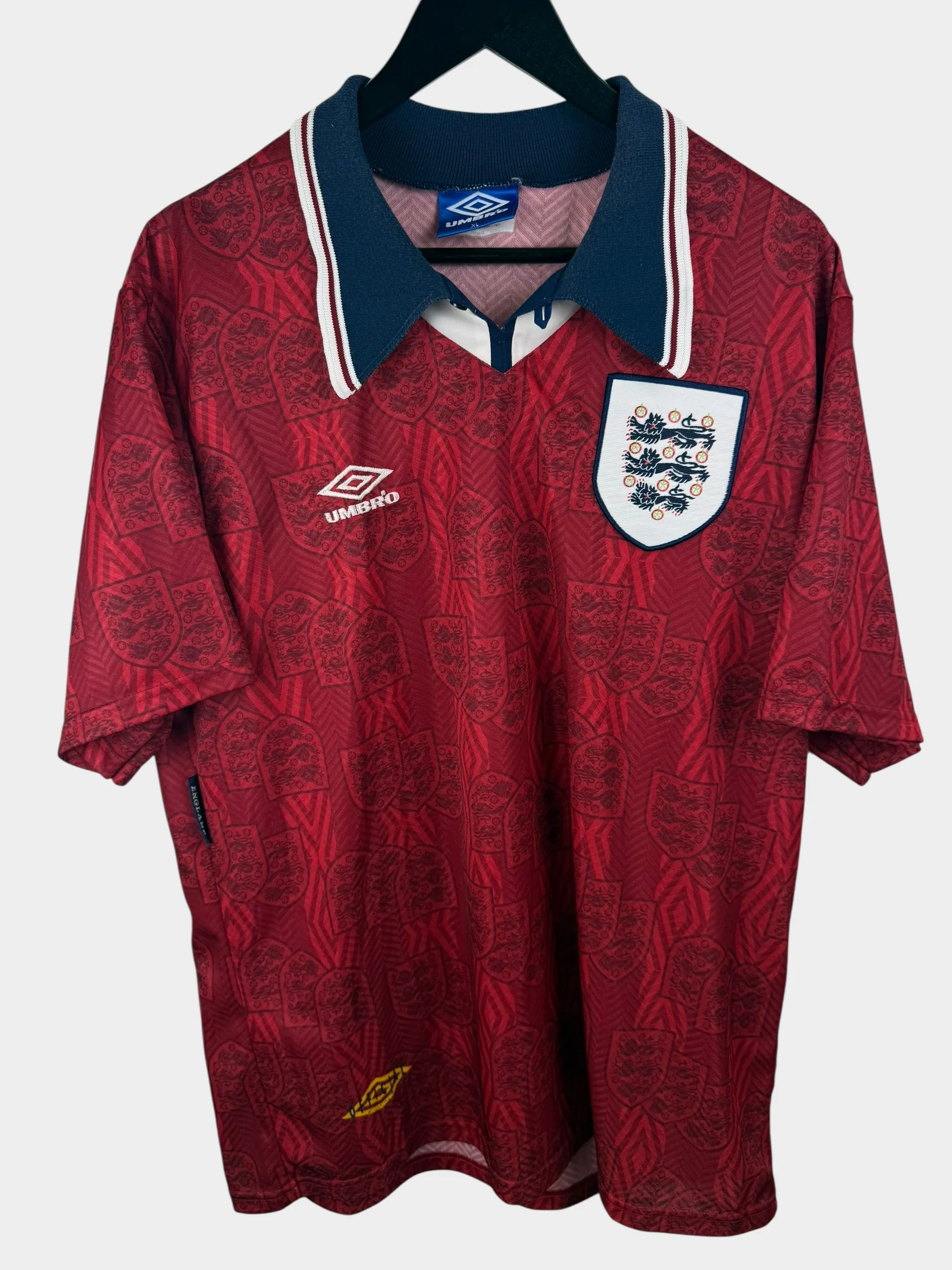 1993-95 ENGLAND AWAY SHIRT XL