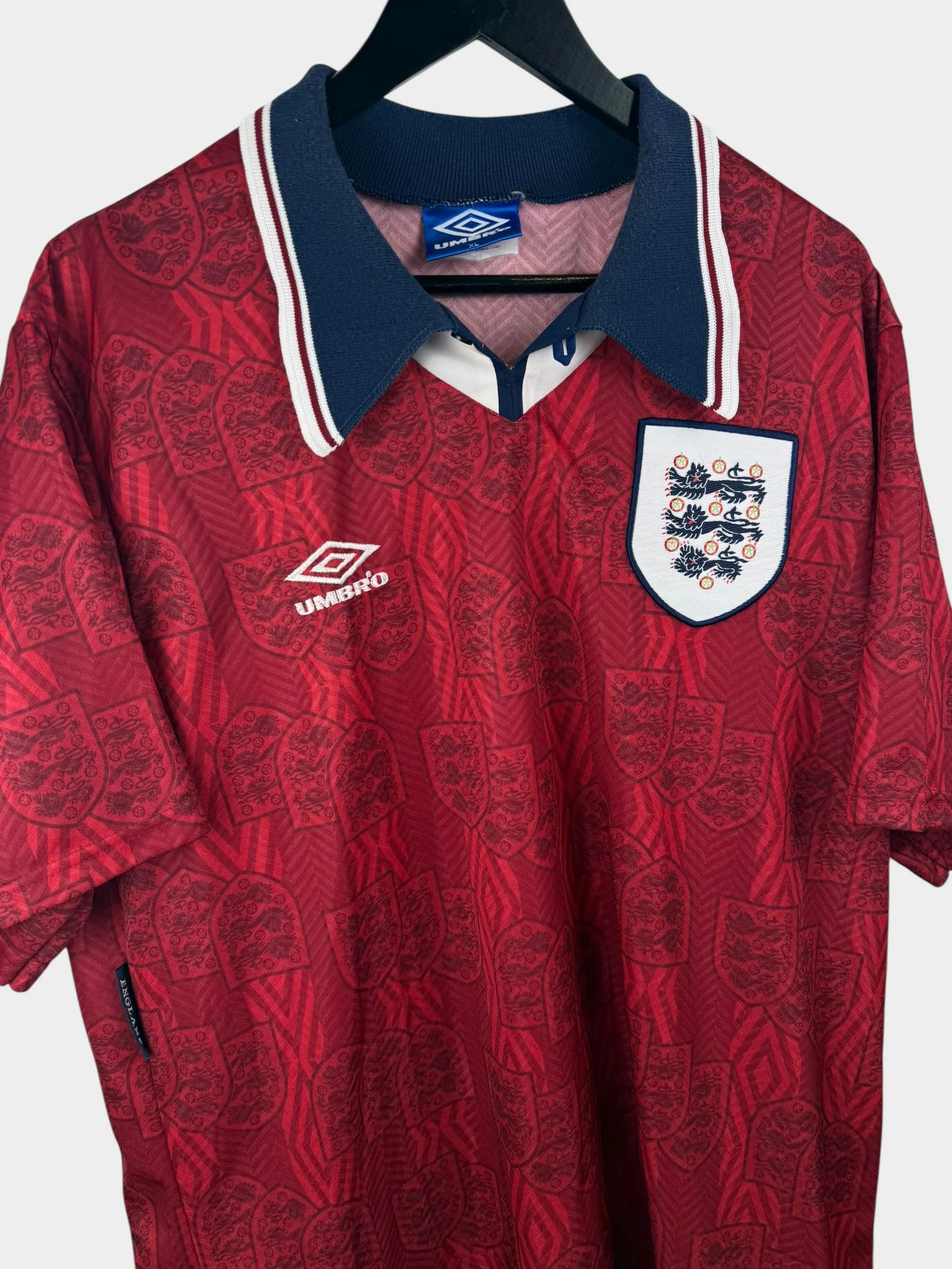 1993-95 ENGLAND AWAY SHIRT XL - Image 3