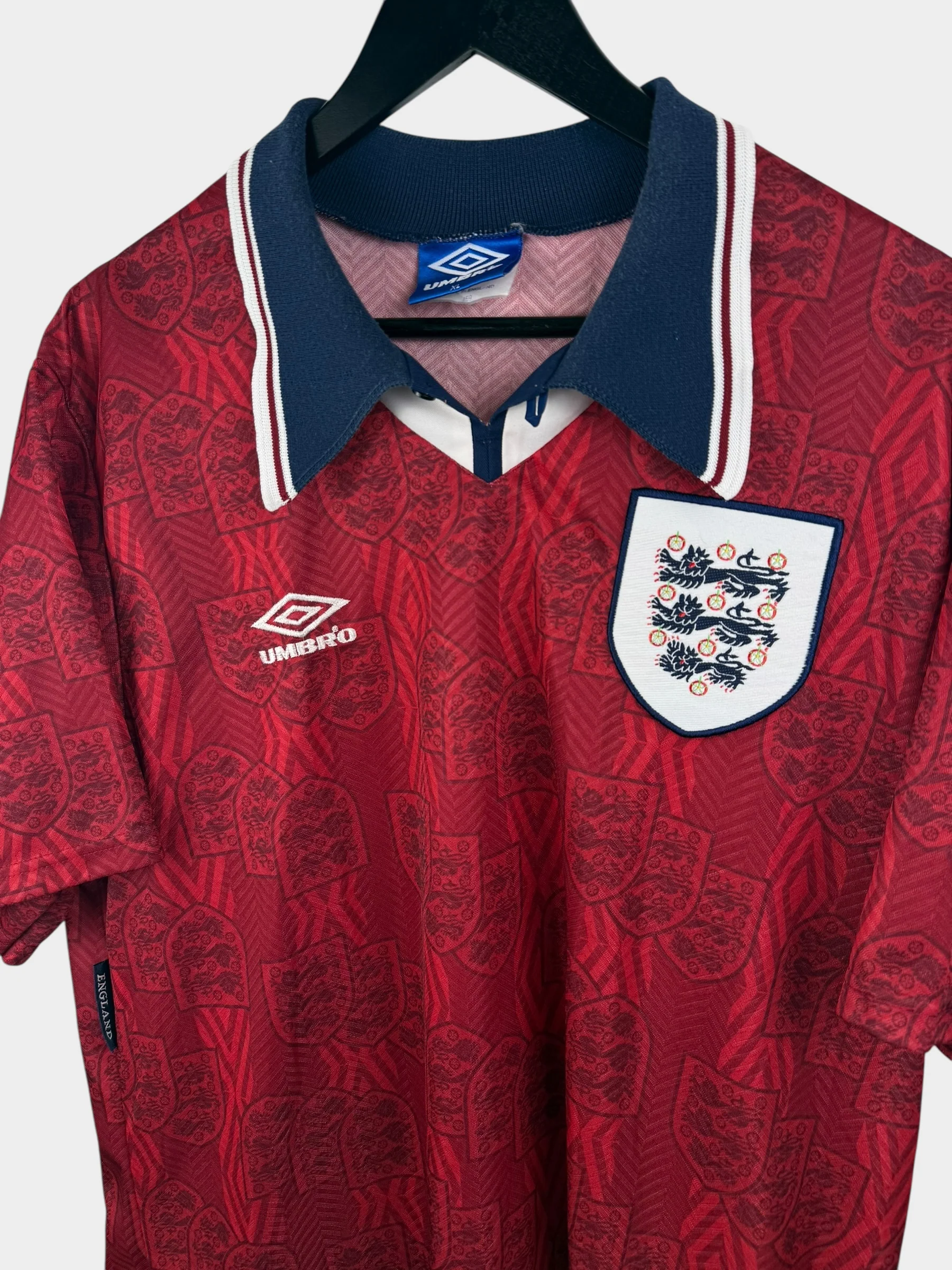 1993-95 ENGLAND AWAY SHIRT XL - Image 4