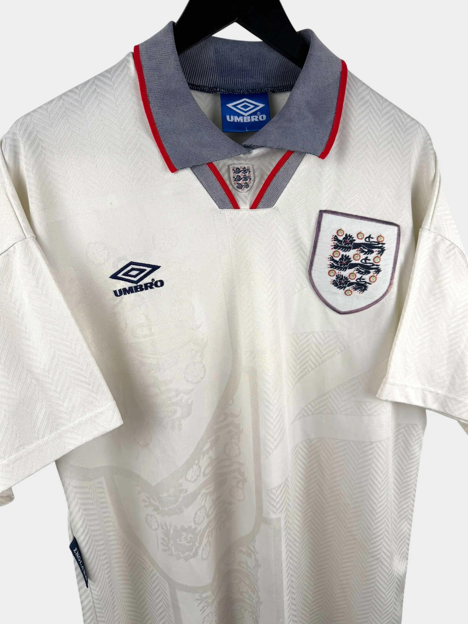 1993-95 ENGLAND HOME SHIRT L - Image 3