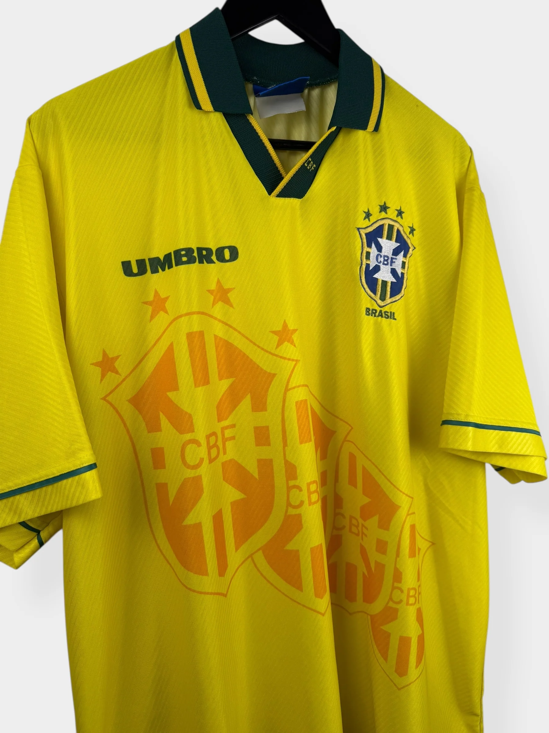 1994-95 BRAZIL HOME SHIRT XXL - Image 3