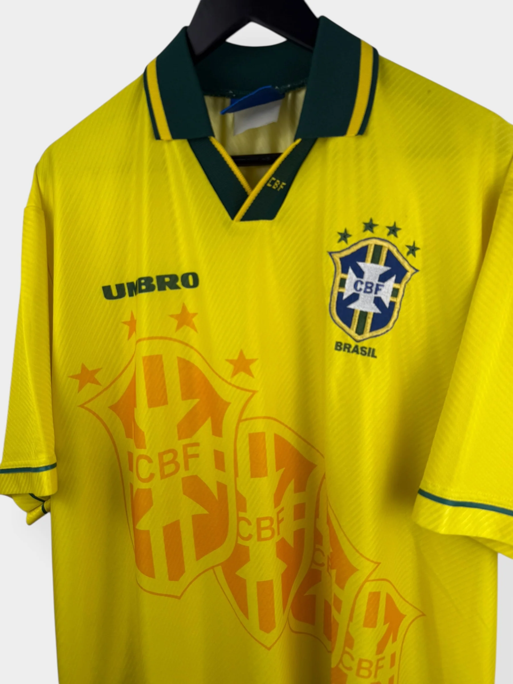 1994-95 BRAZIL HOME SHIRT XXL - Image 4