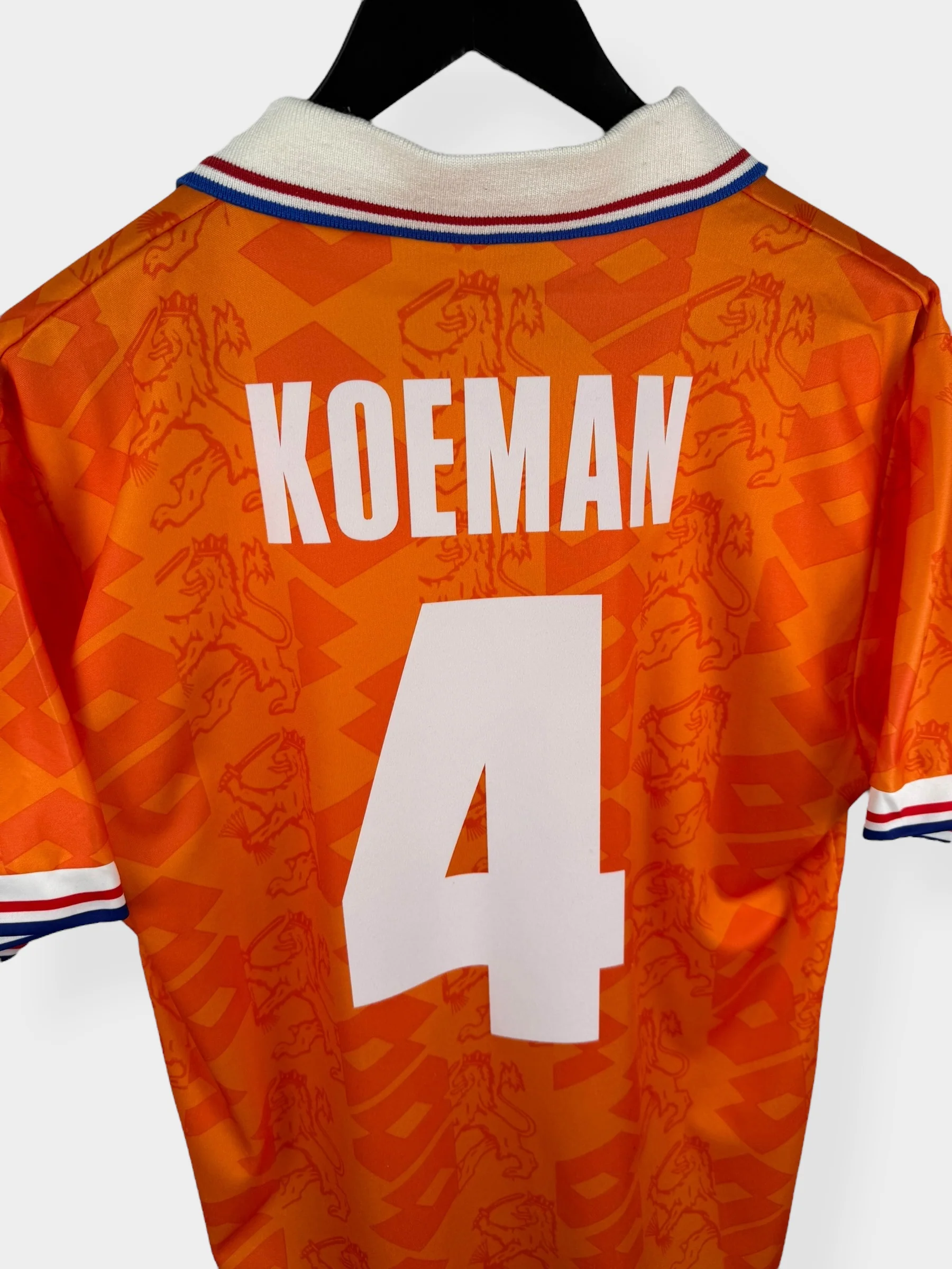 1994-95 NETHERLANDS HOME SHIRT KOEMAN #4 S - Image 3