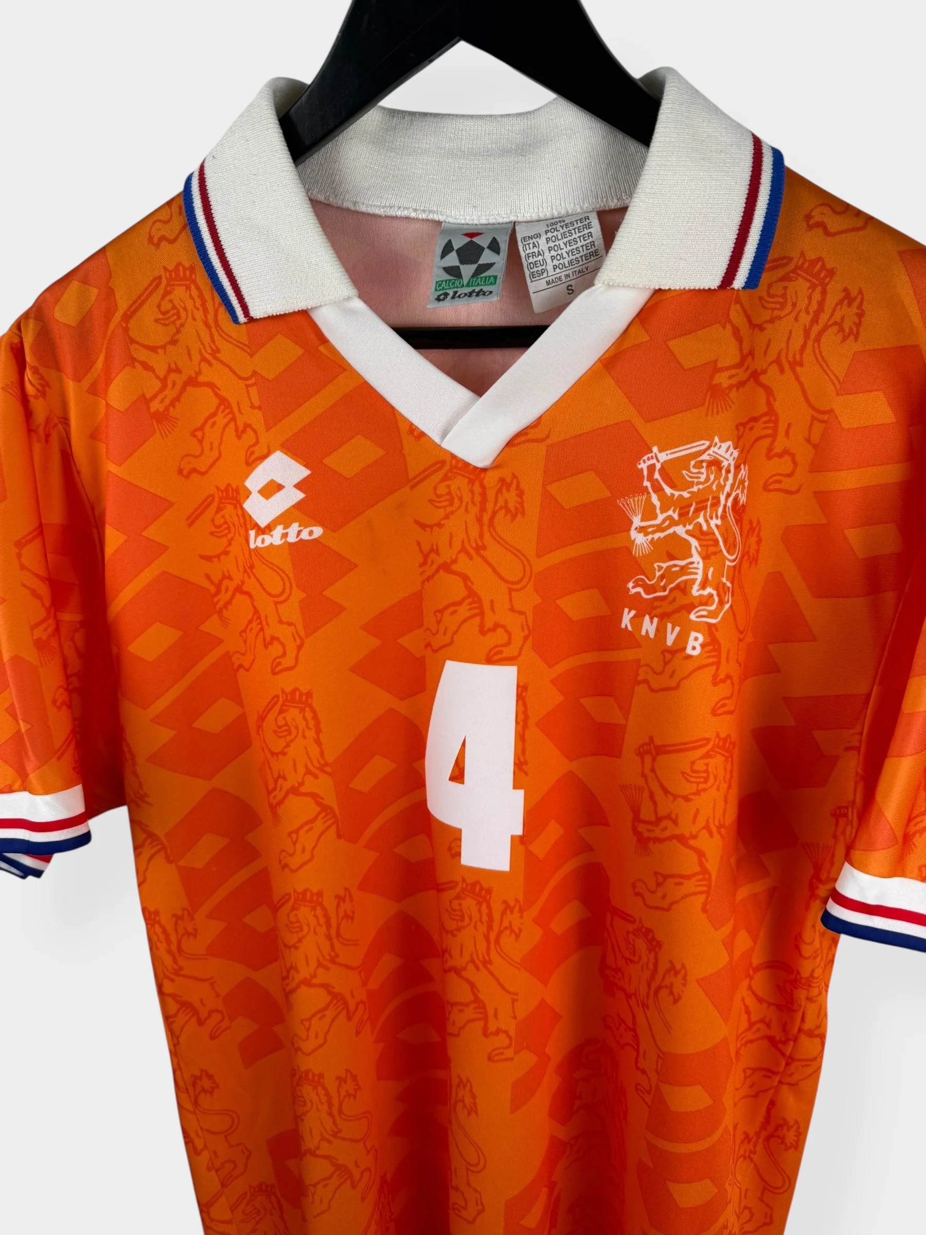 1994-95 NETHERLANDS HOME SHIRT KOEMAN #4 S - Image 4