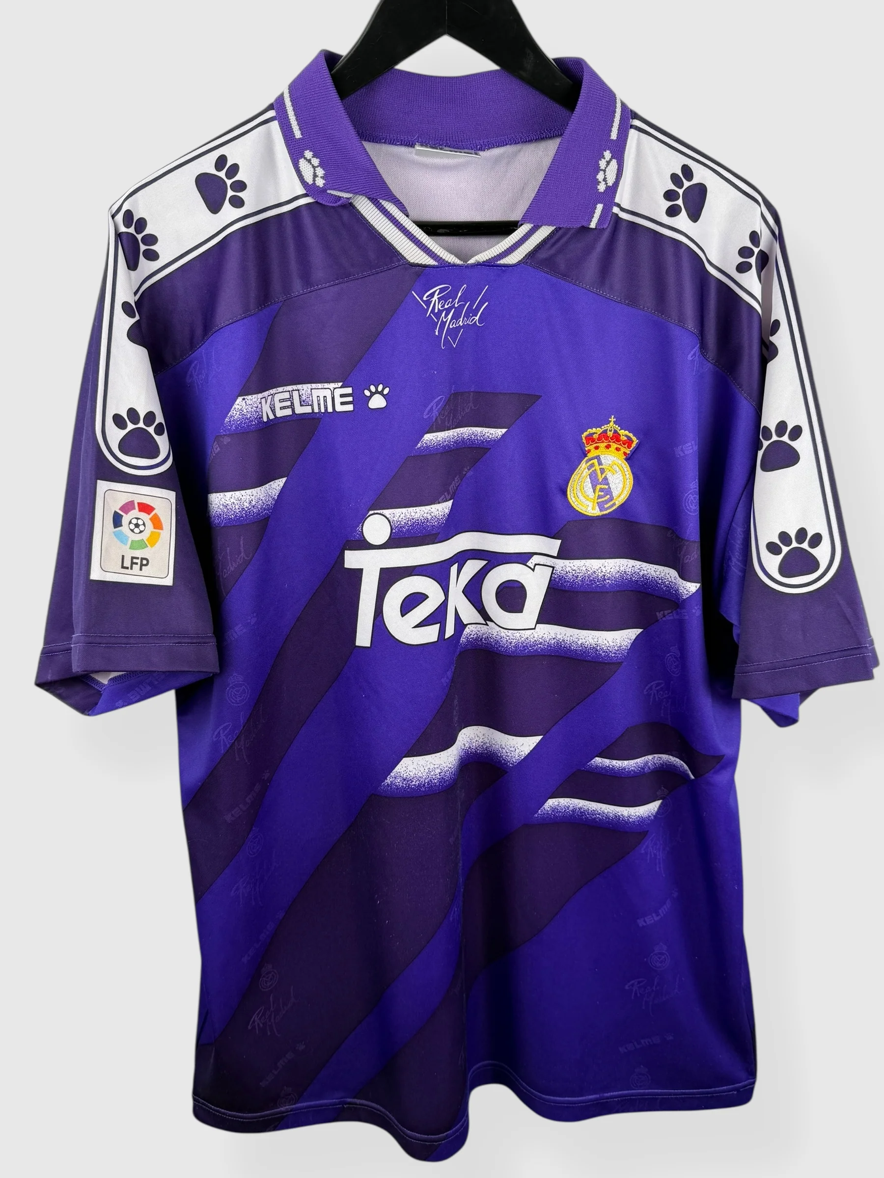 1994-96 REAL MADRID AWAY SHIRT XL