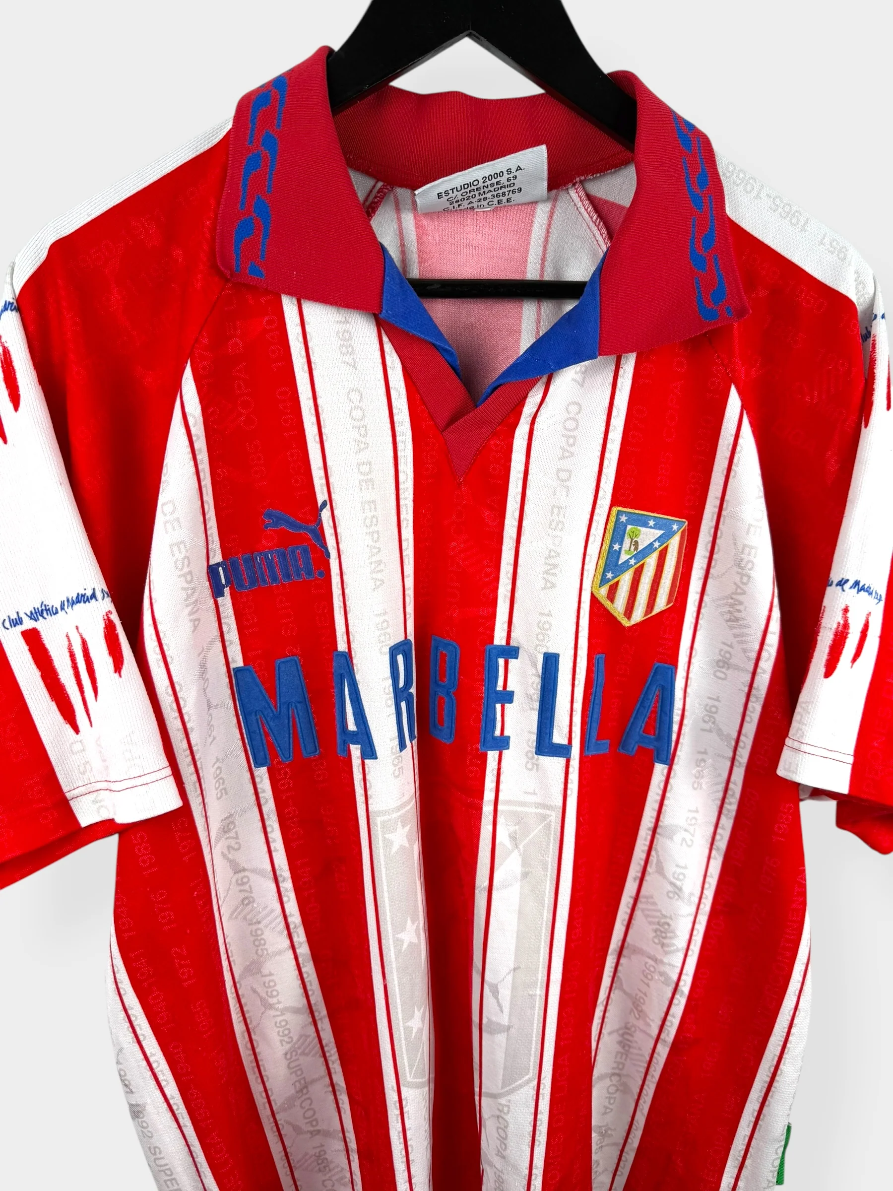 1995-96 ATLETICO MADRID HOME SHIRT XL - Image 3