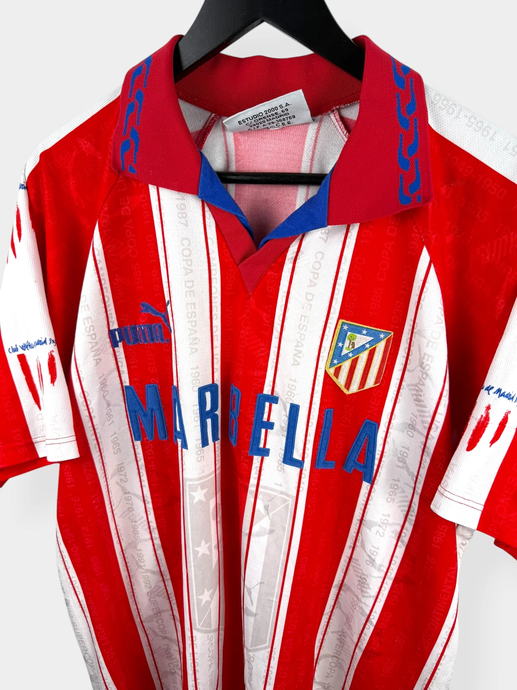 1995-96 ATLETICO MADRID HOME SHIRT XL - Image 4