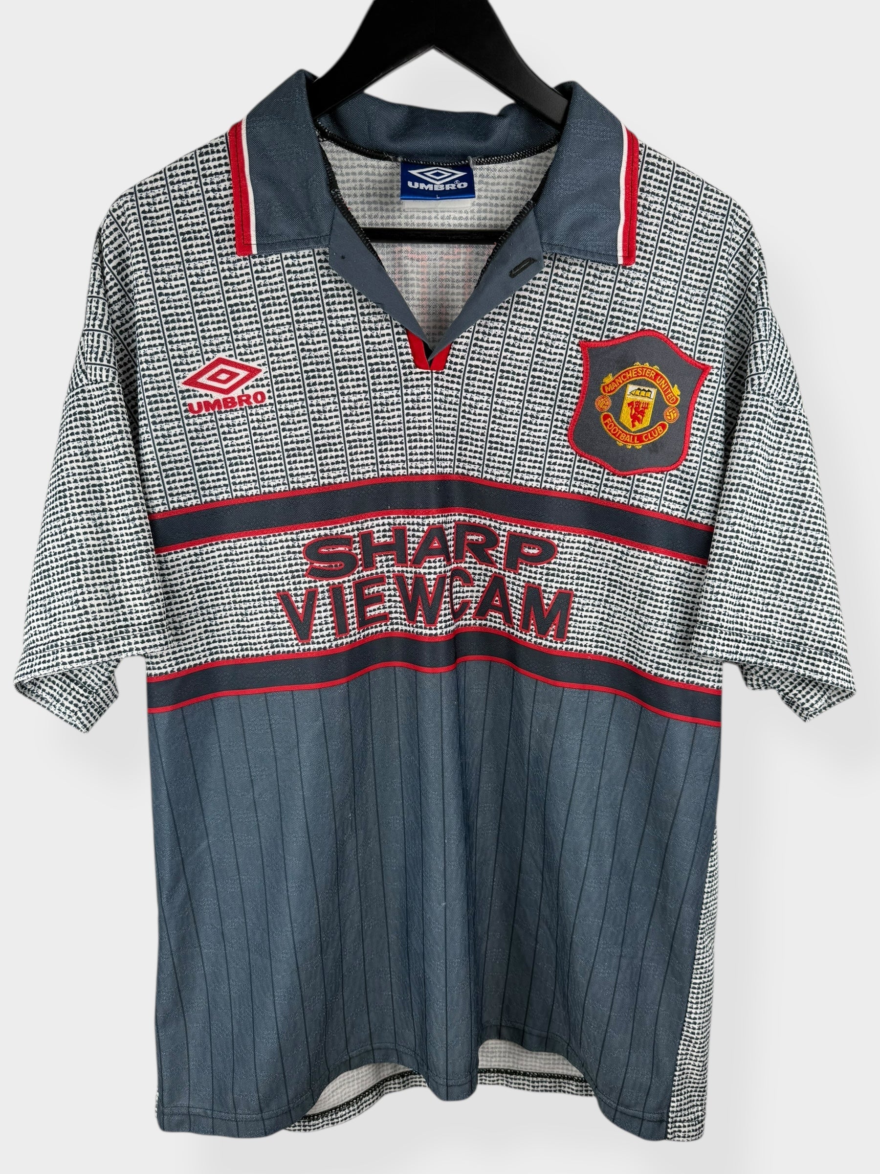 1995-96 MANCHESTER UNITED AWAY SHIRT CANTONA #7 L - Image 2