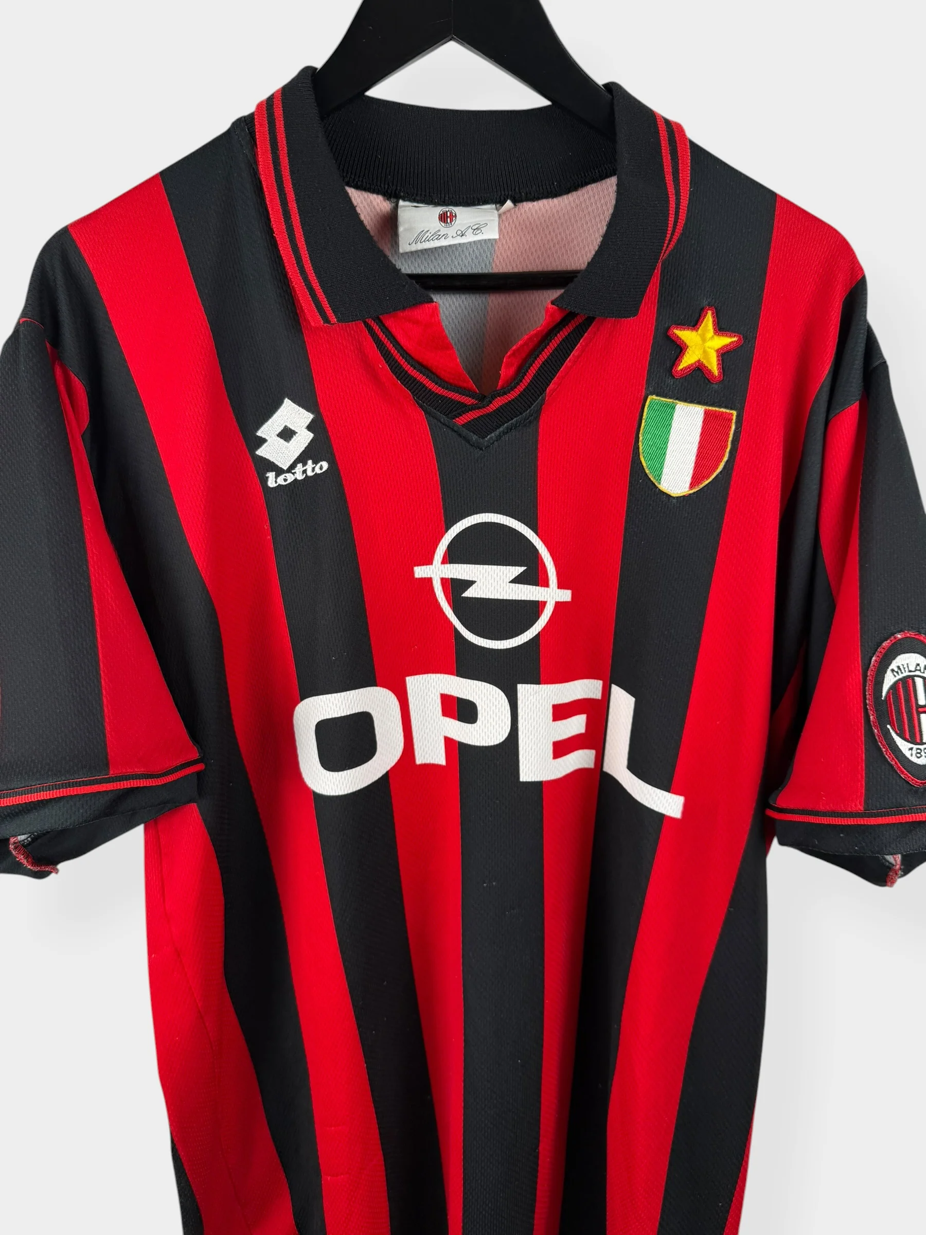 1996-97 AC MILAN HOME SHIRT L - Image 3