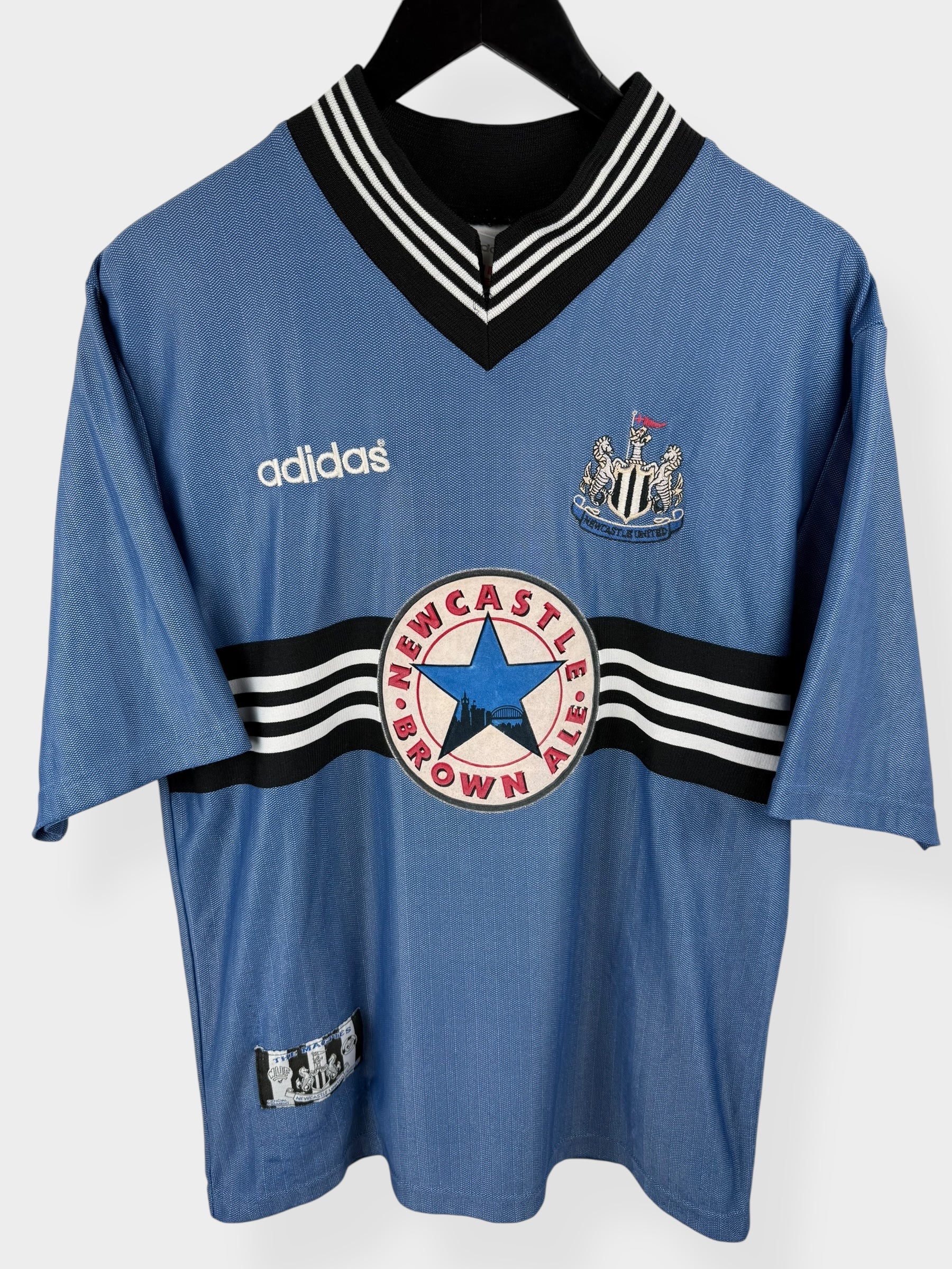 1996-97 NEWCASTLE UNITED AWAY SHIRT GINOLA #14 M - Image 2