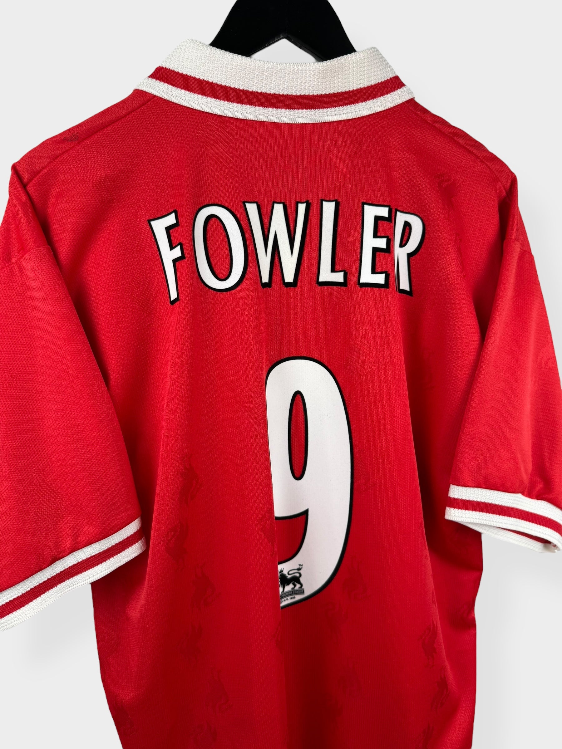 1996-98 LIVERPOOL HOME SHIRT FOWLER #9 M - Image 3