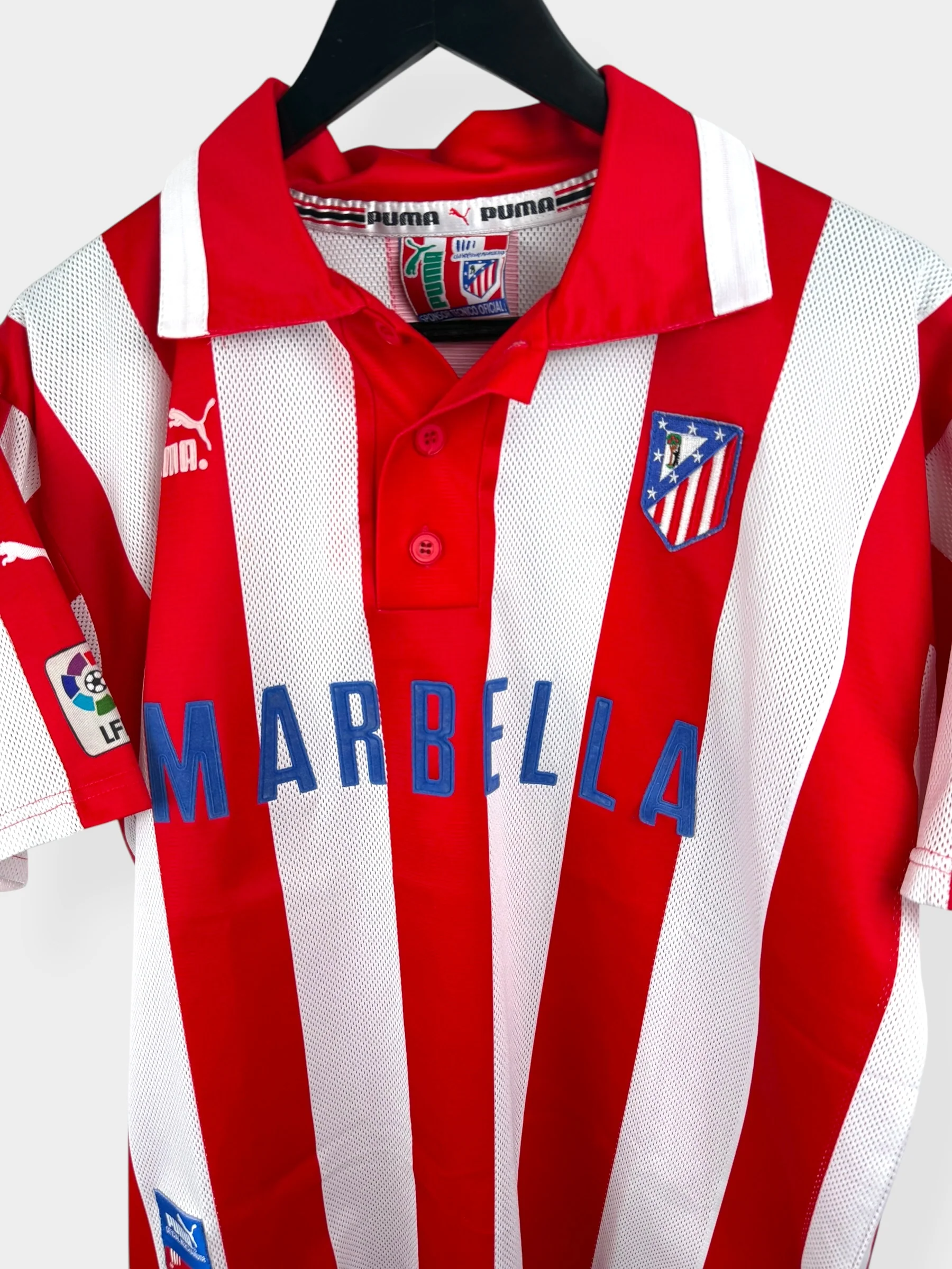 1997-98 ATLETICO MADRID HOME SHIRT M - Image 4