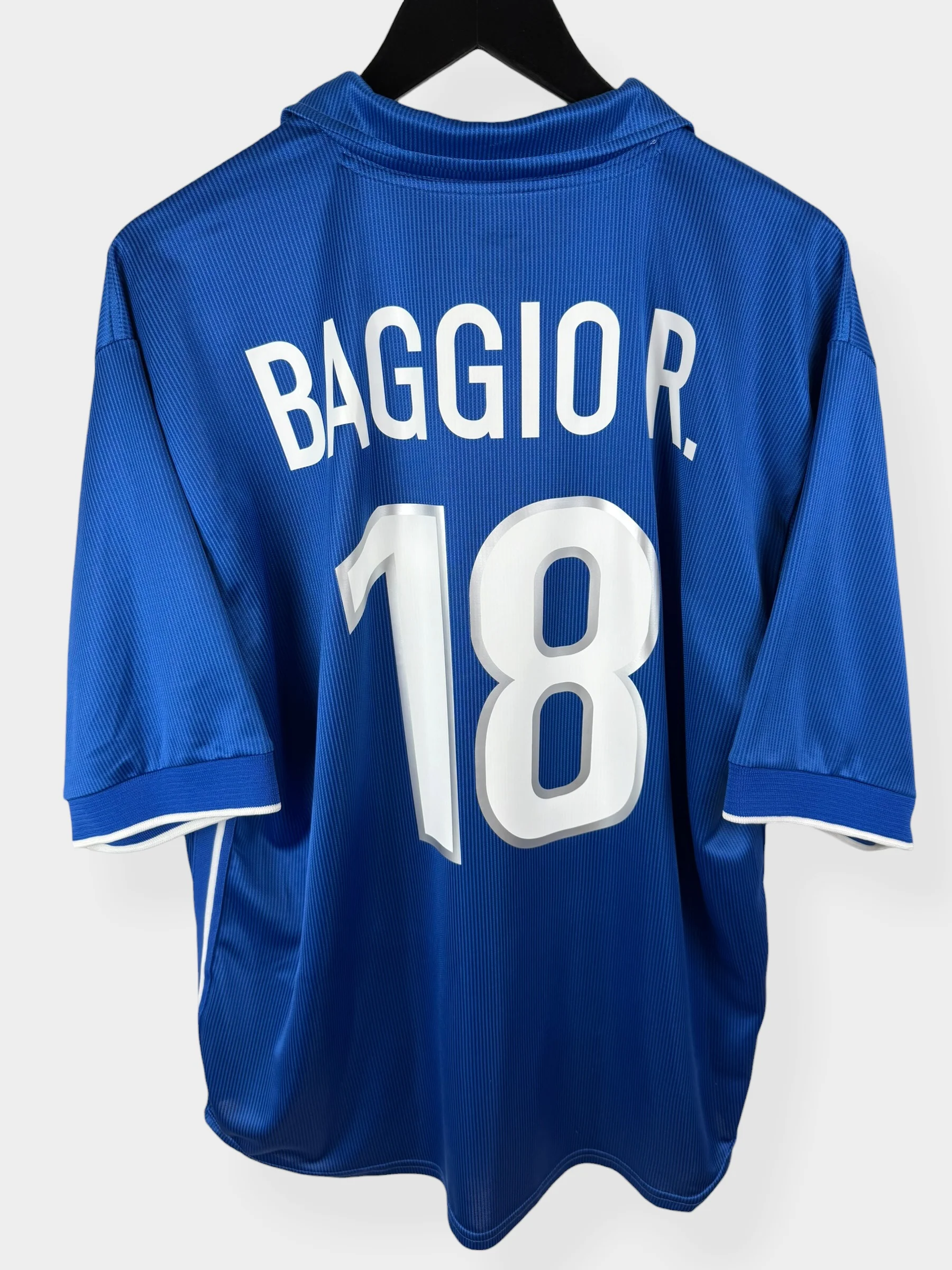 1997-98 ITALY HOME SHIRT BAGGIO #18 XL
