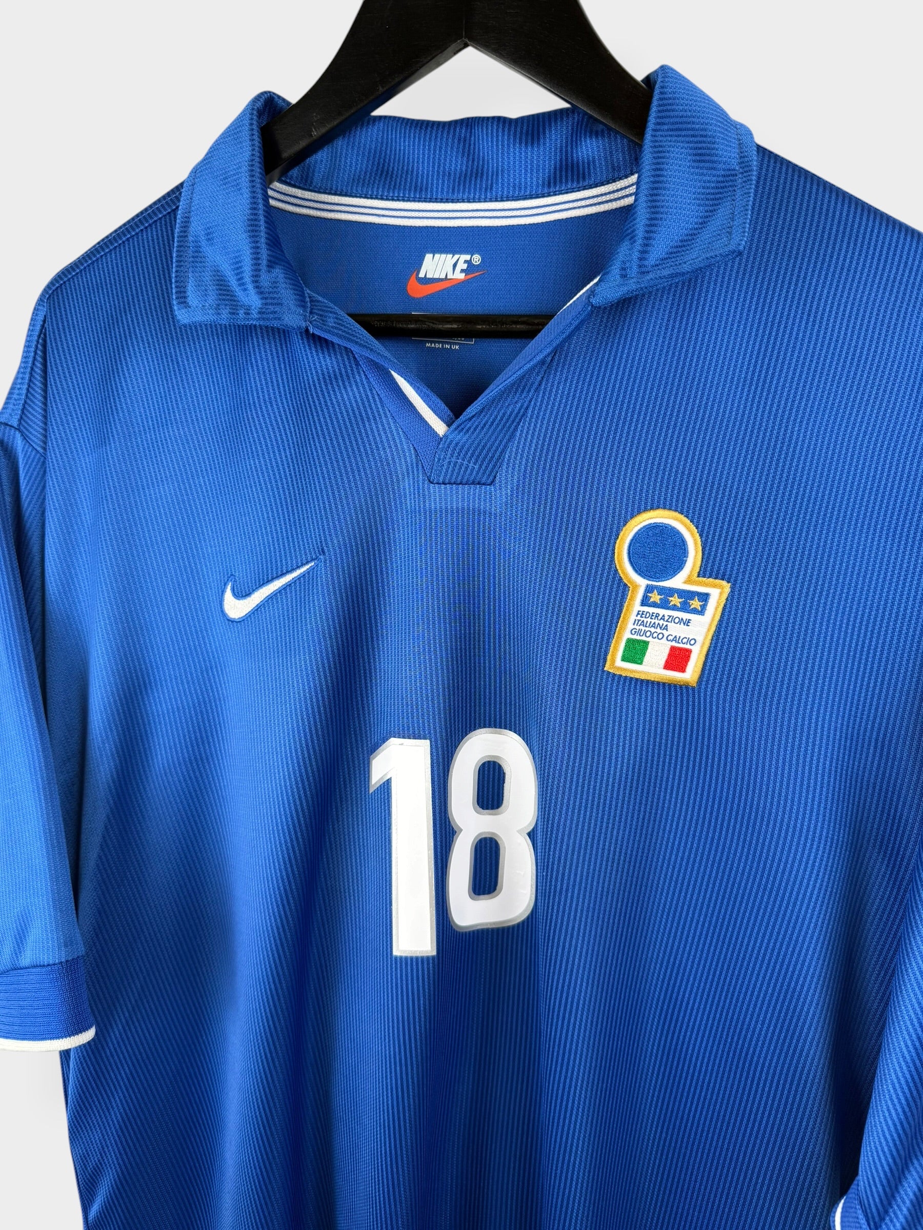 1997-98 ITALY HOME SHIRT BAGGIO #18 XL - Image 4