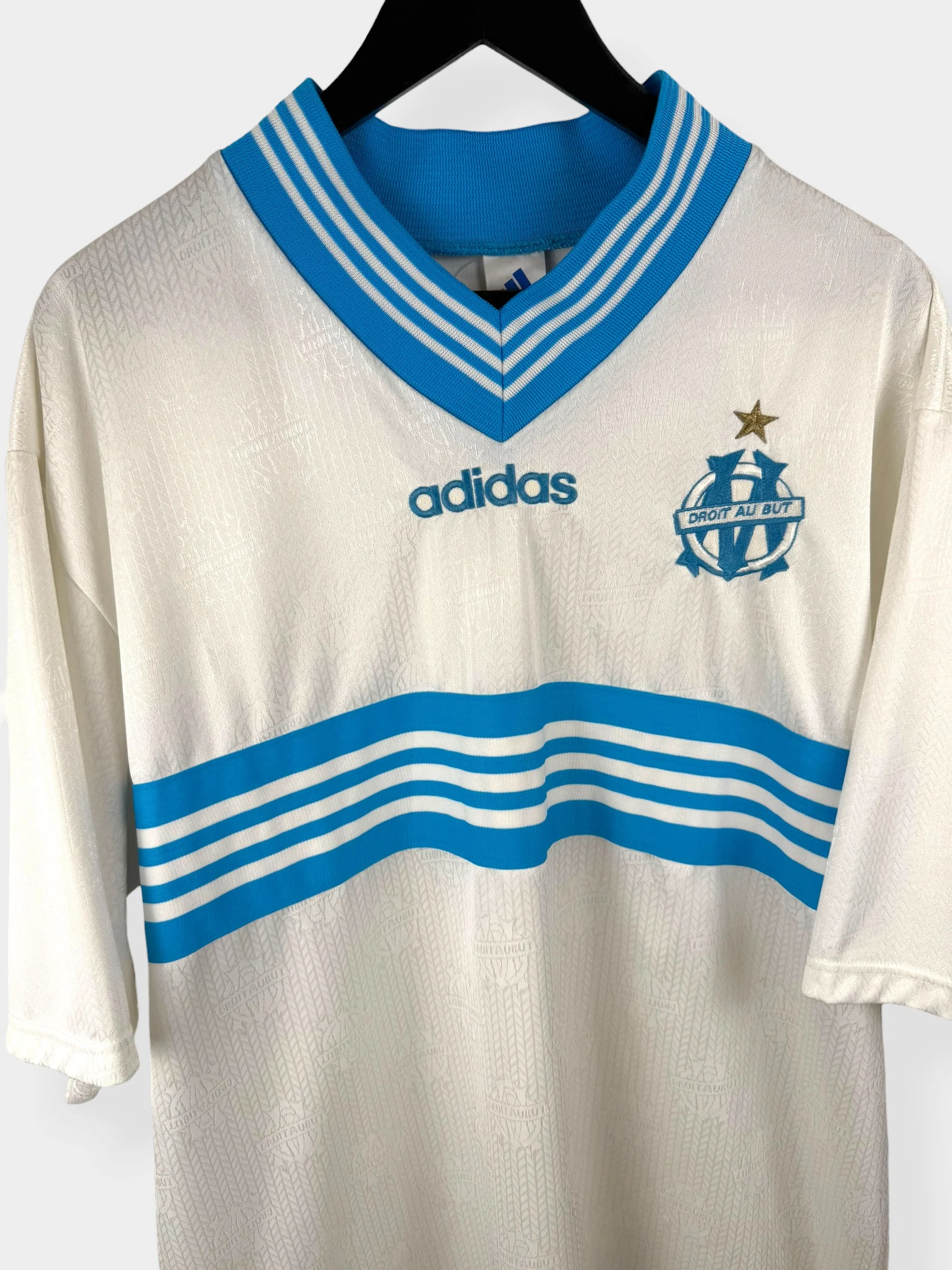 1997-98 OLYMPIQUE MARSEILLE HOME SHIRT XL - Image 3