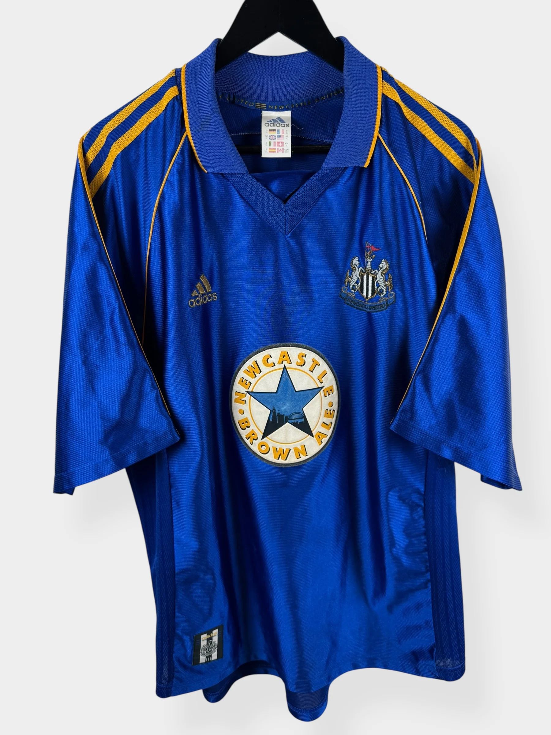 1998-99 NEWCASTLE UNITED AWAY SHIRT SHEARER #9 XL - Image 2