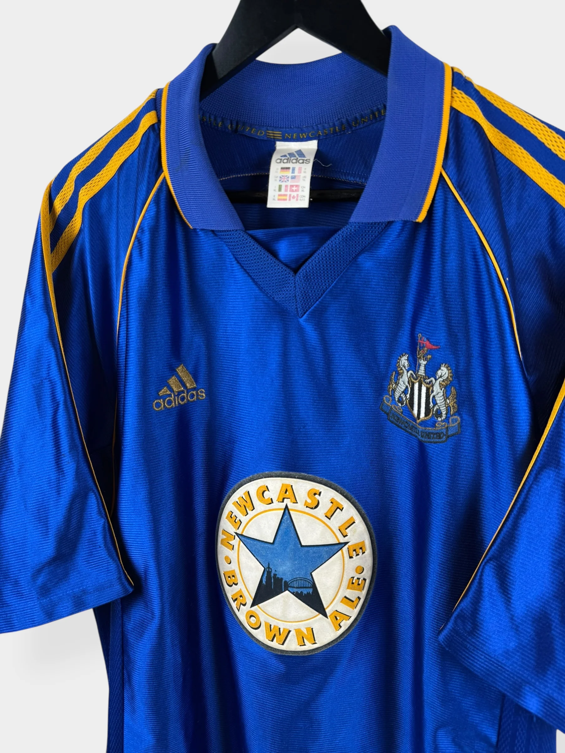 1998-99 NEWCASTLE UNITED AWAY SHIRT SHEARER #9 XL - Image 4