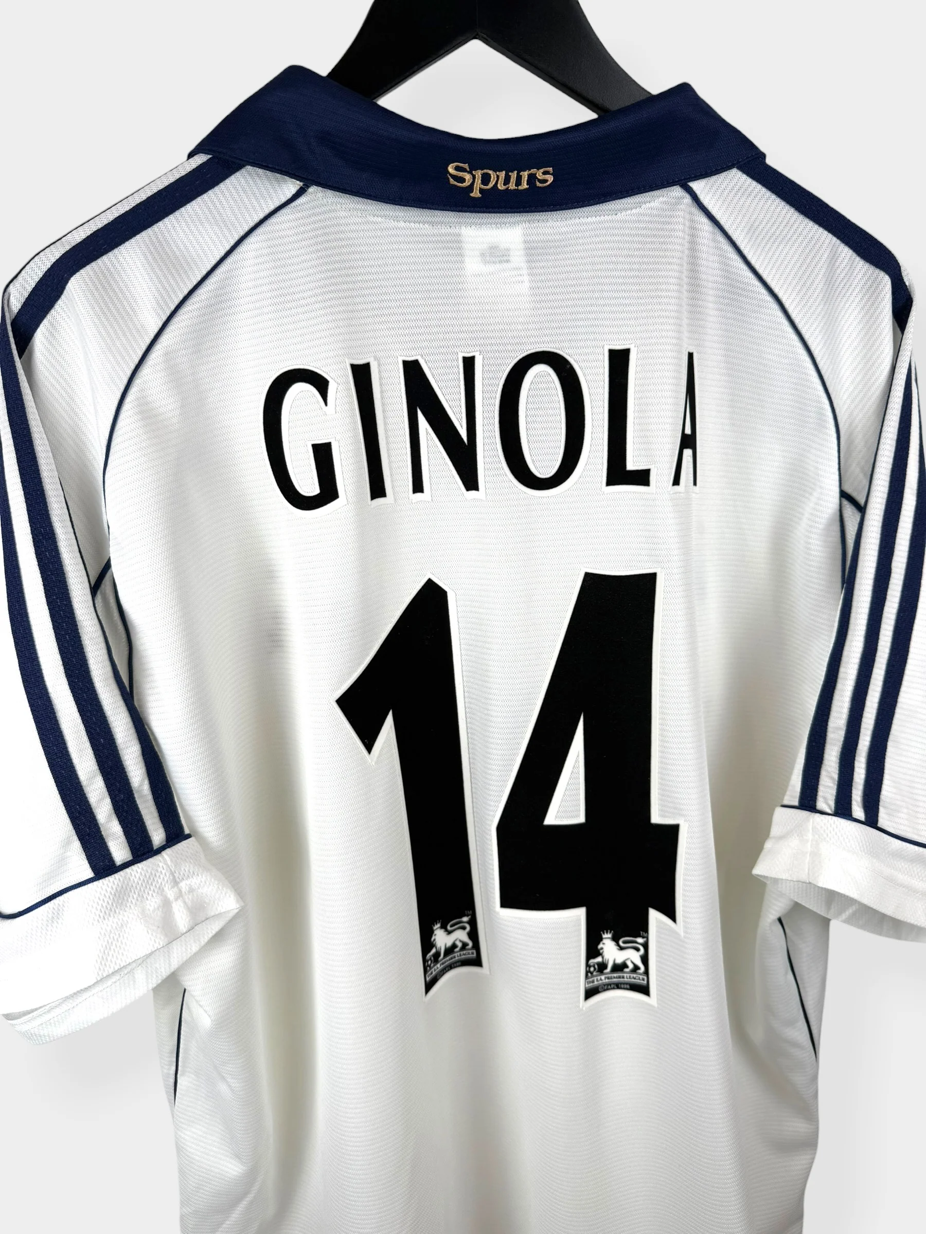 1999-01 TOTTENHAM HOTSPUR HOME SHIRT GINOLA #14 XL - Image 3