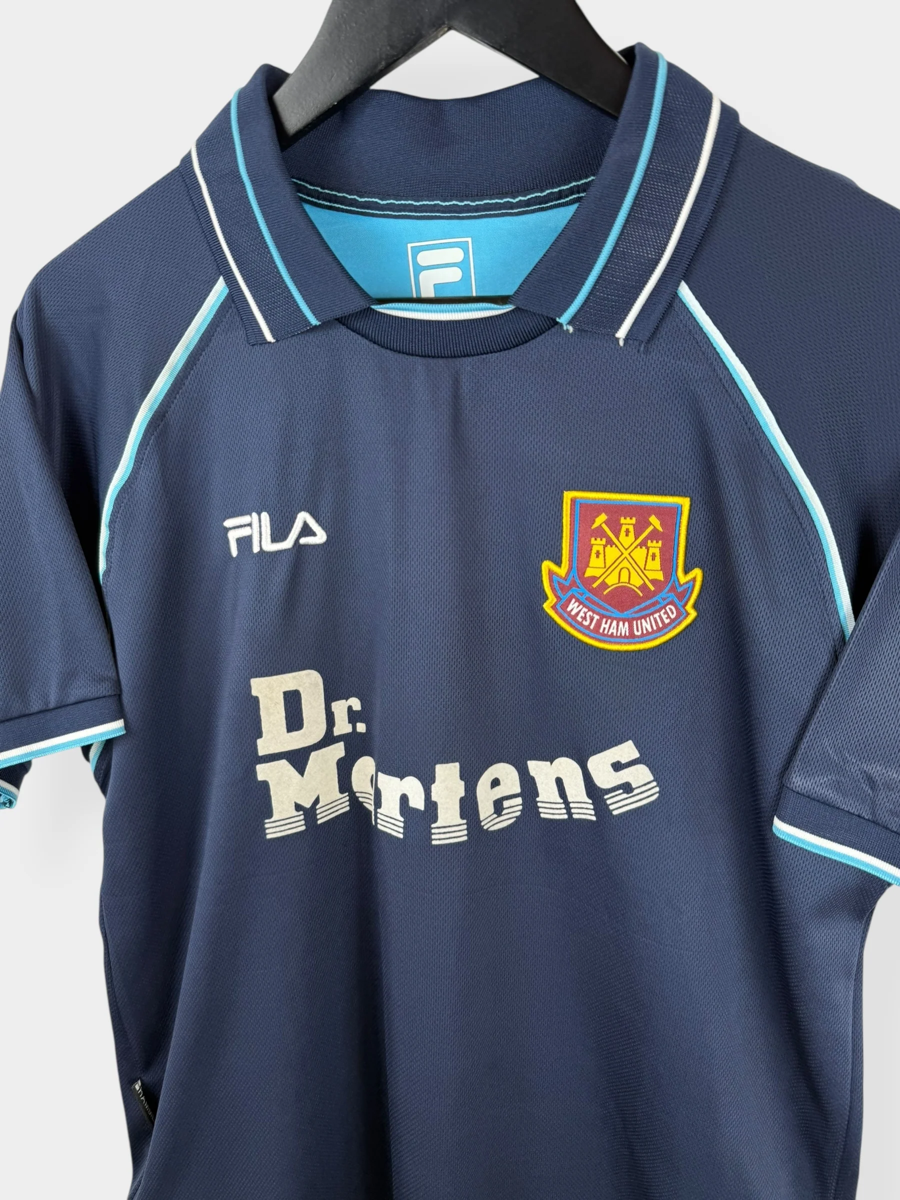 1999-01 WEST HAM UNITED AWAY SHIRT DI CANIO #10 M - Image 4