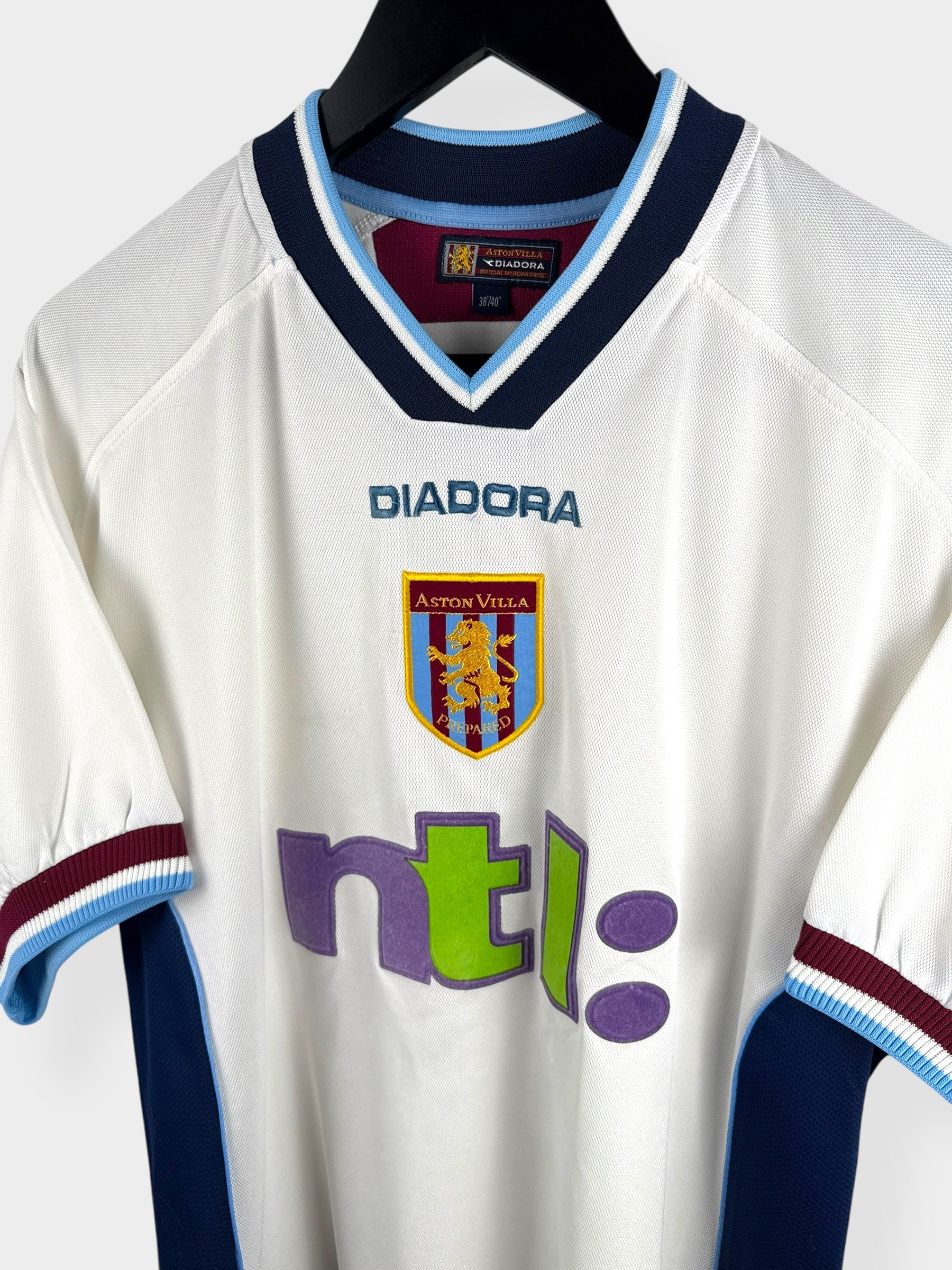 2000-01 ASTON VILLA THIRD SHIRT GINOLA #14 M - Image 4