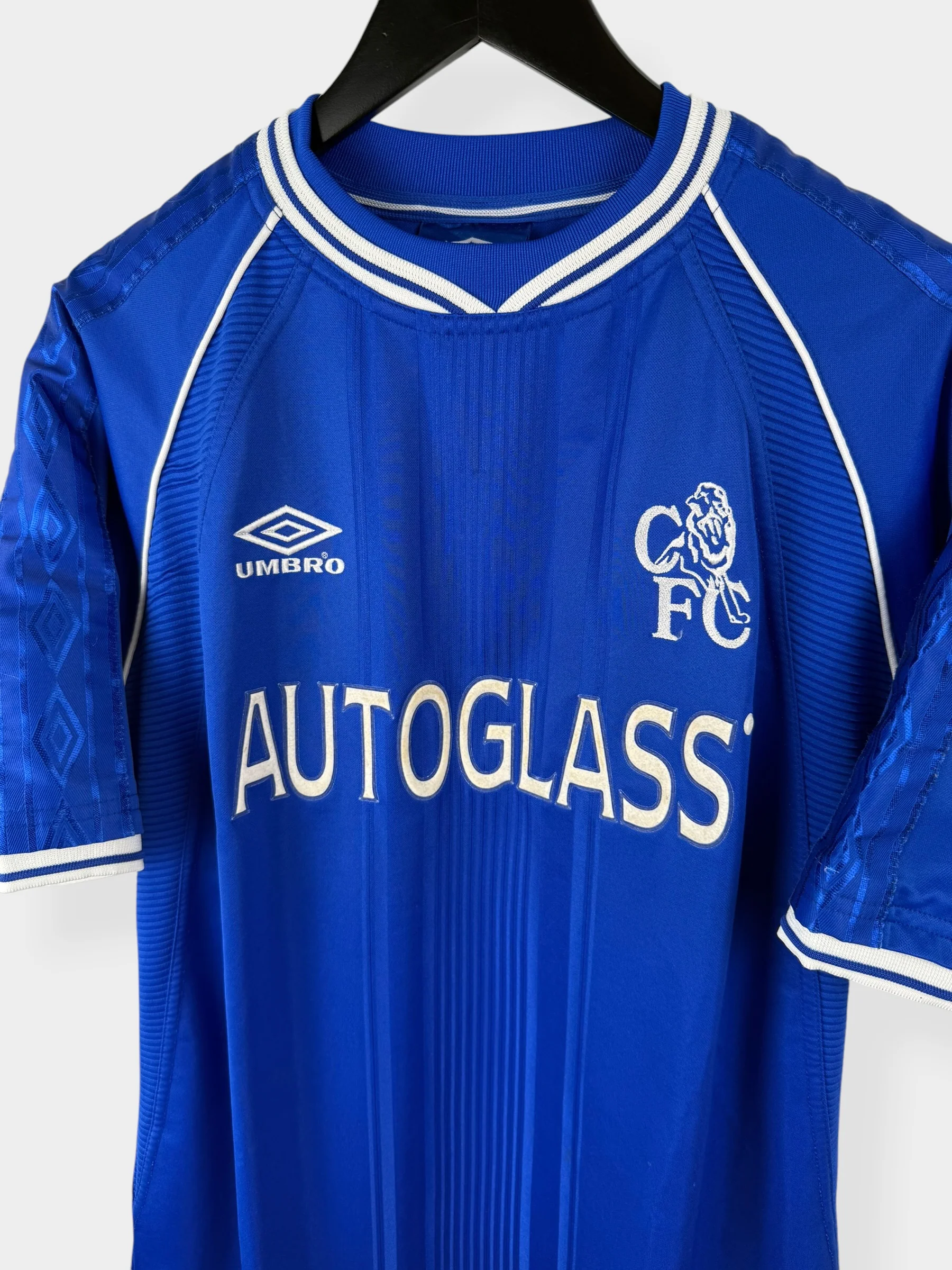 2000-01 CHELSEA HOME SHIRT ZOLA #25 L - Image 4