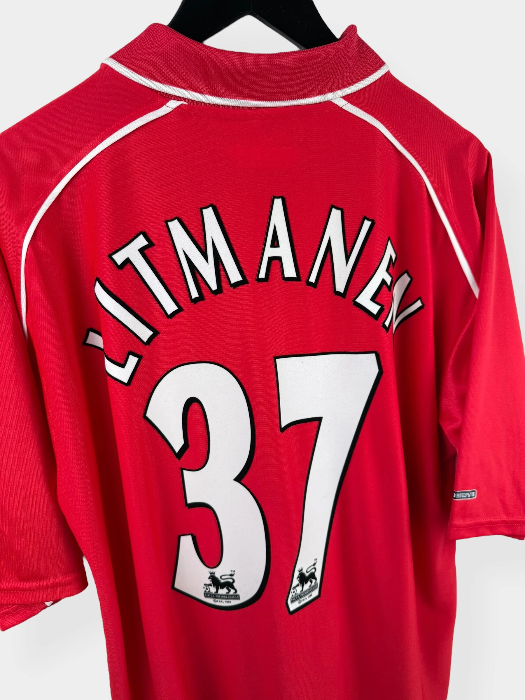 2000-02 LIVERPOOL HOME SHIRT LITMANEN #37 L - Image 3