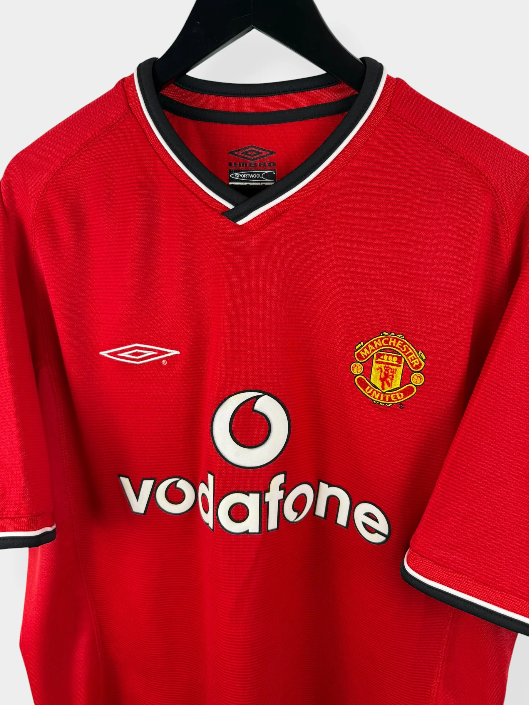 2000-02 MANCHESTER UNITED HOME SHIRT BECKHAM #7 L - Image 4
