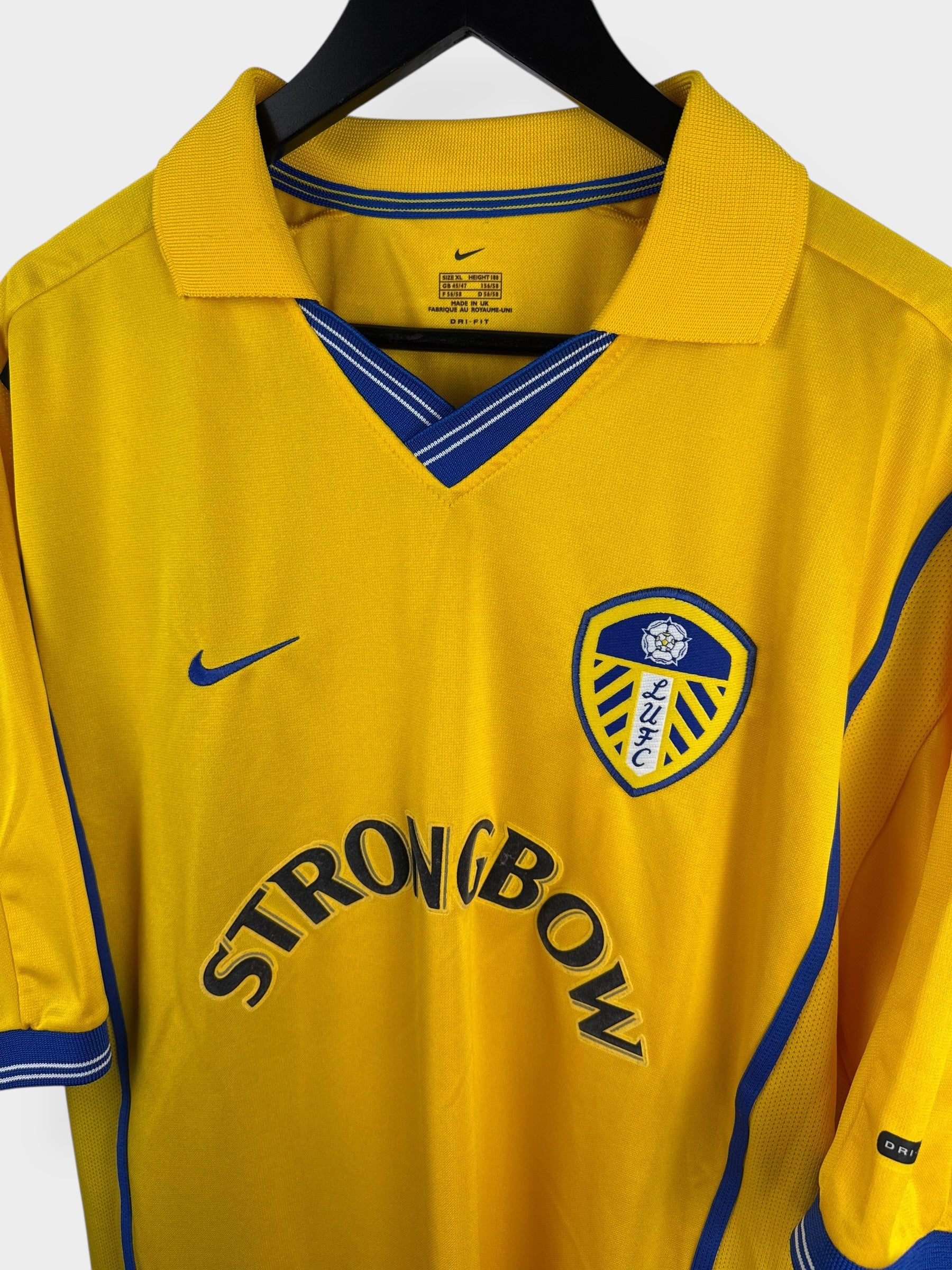 2001-02 LEEDS UNITED AWAY SHIRT KEANE #7 XL - Image 4