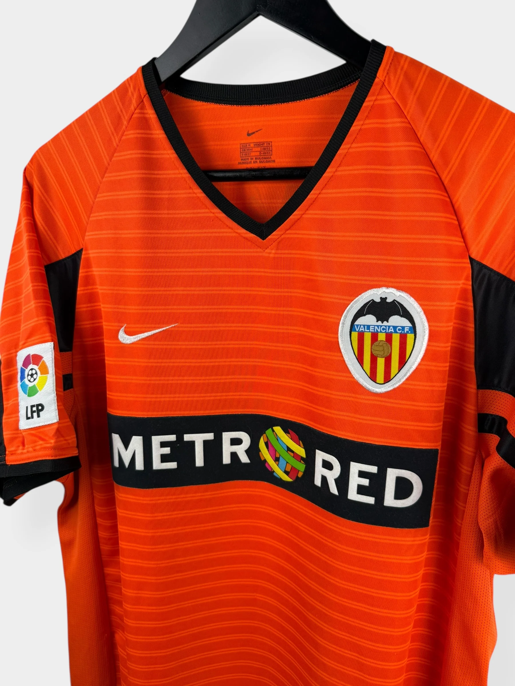 2001-02 VALENCIA AWAY SHIRT AIMAR #21 M - Image 4