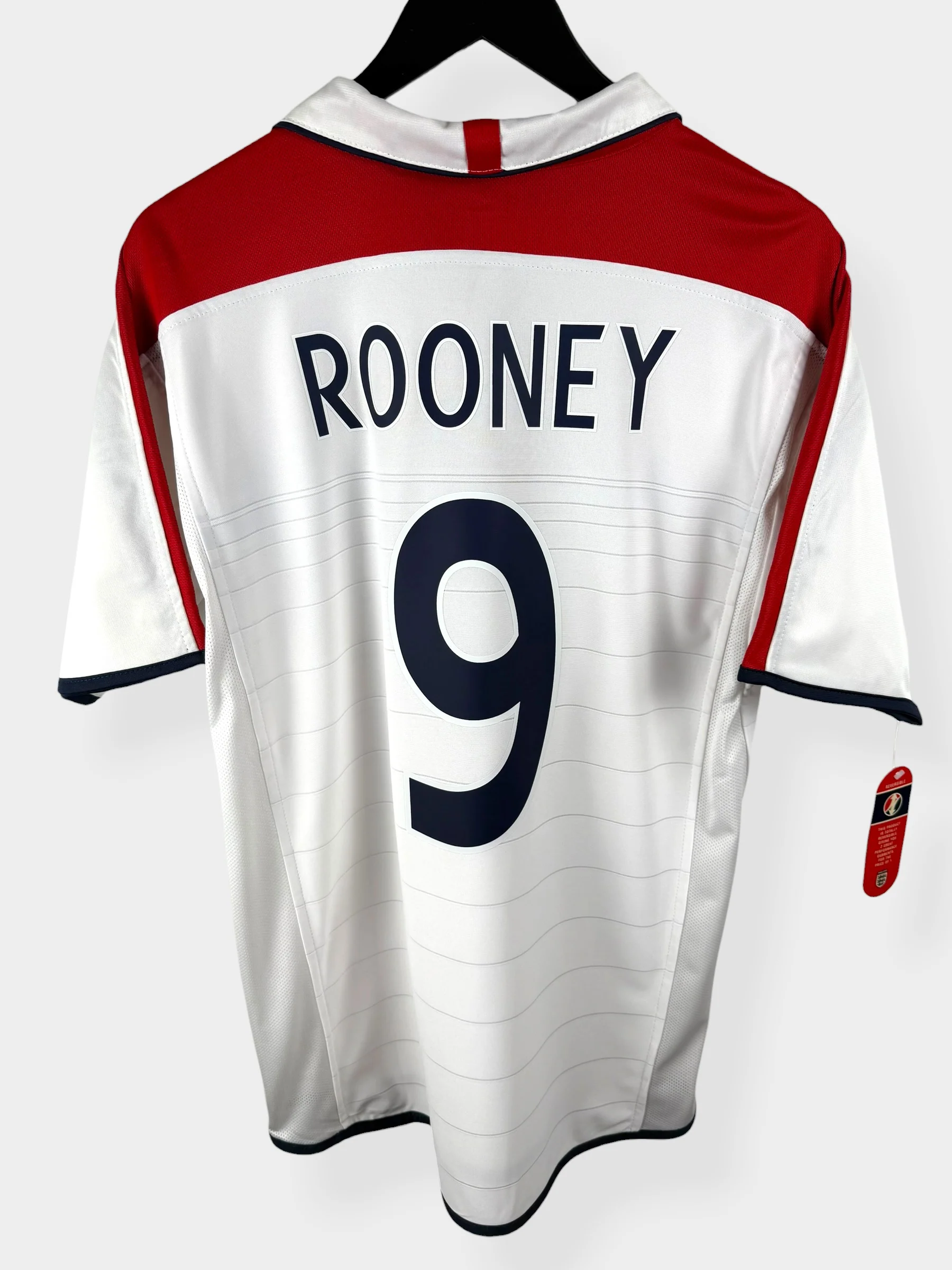 2003-05 ENGLAND HOME SHIRT ROONEY #9 M