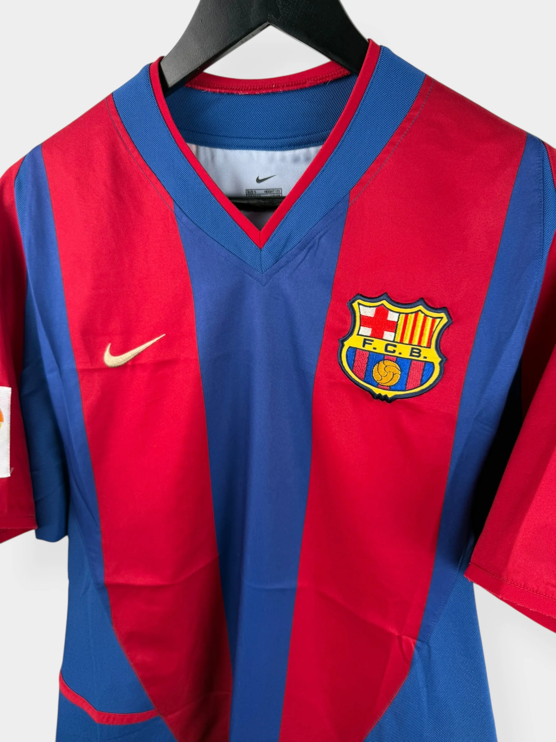 2002-03 BARCELONA HOME SHIRT RIQUELME #10 S - Image 4