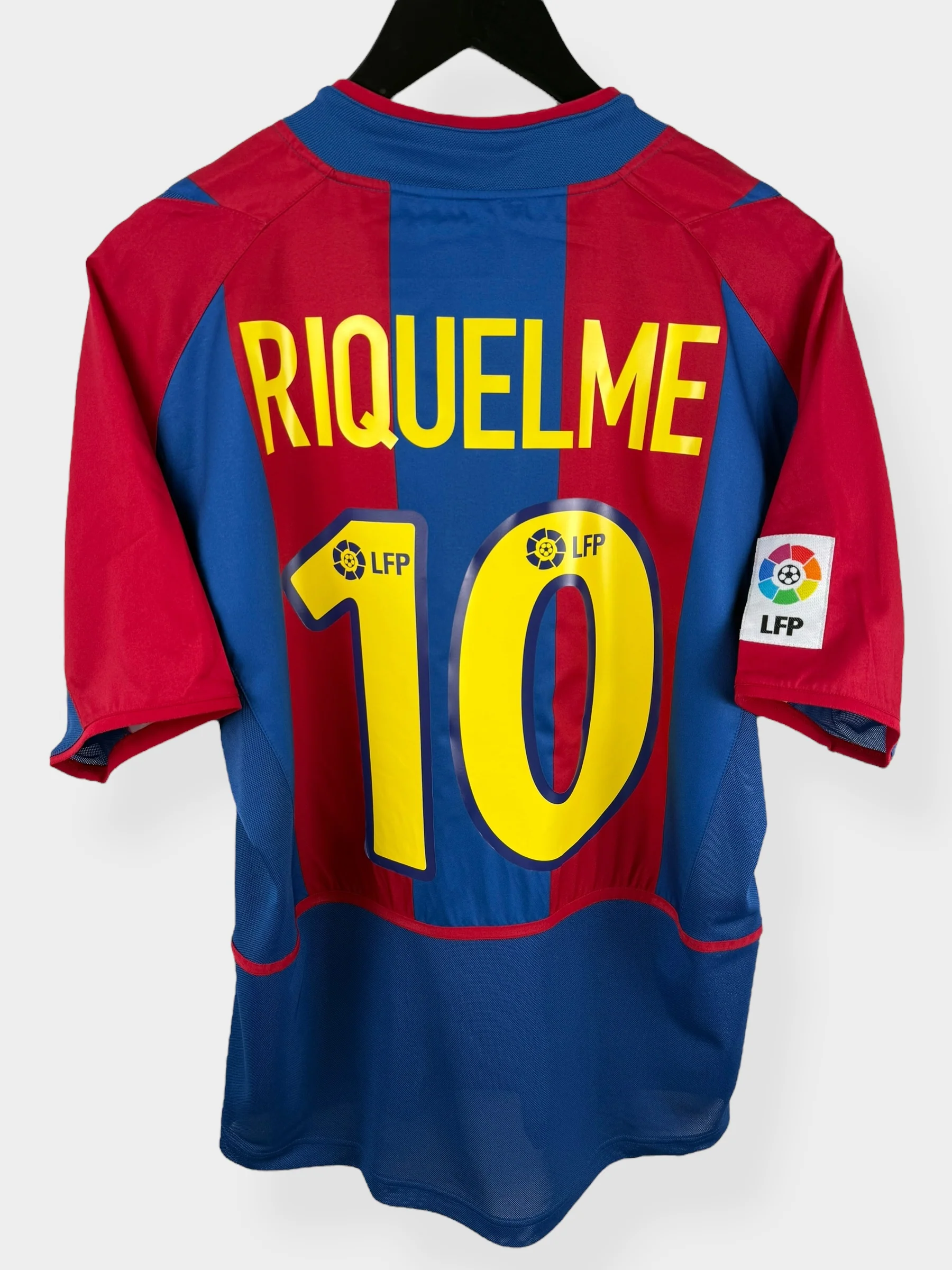 2002-03 BARCELONA HOME SHIRT RIQUELME #10 S