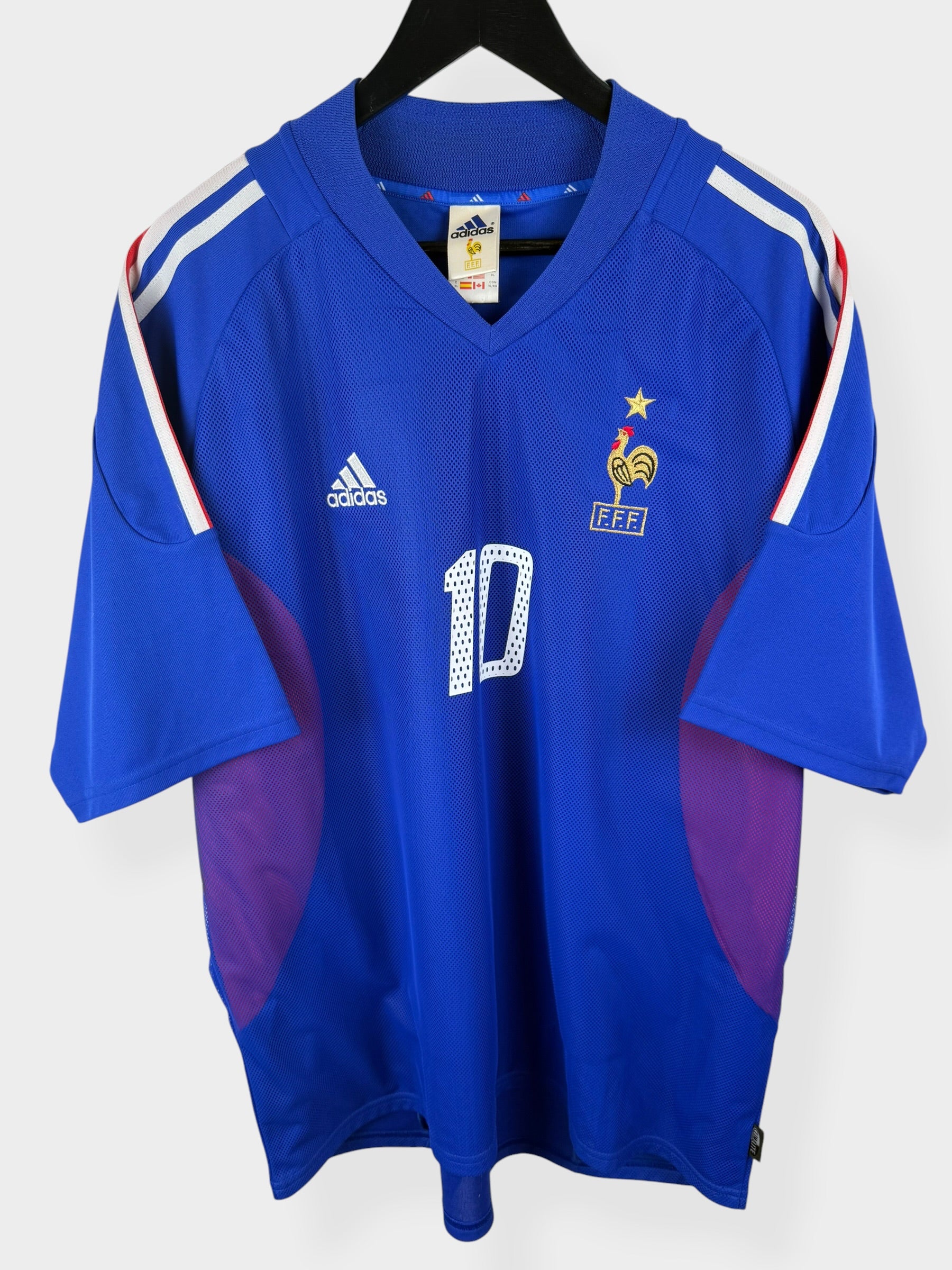 2002-04 FRANCE HOME SHIRT ZIDANE #10 XL - Image 2